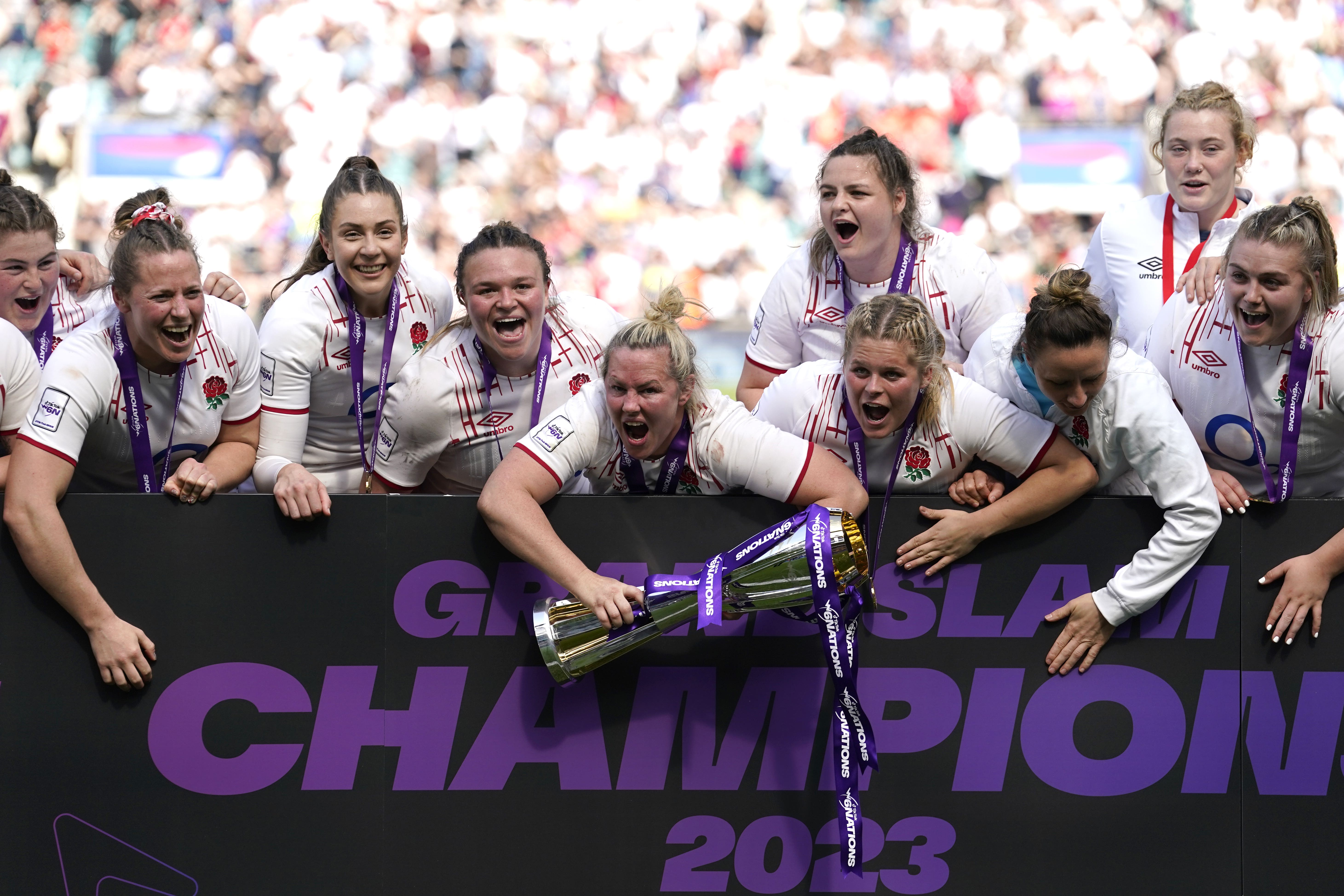 England could celebrate yet another Women’s Six Nations grand slam