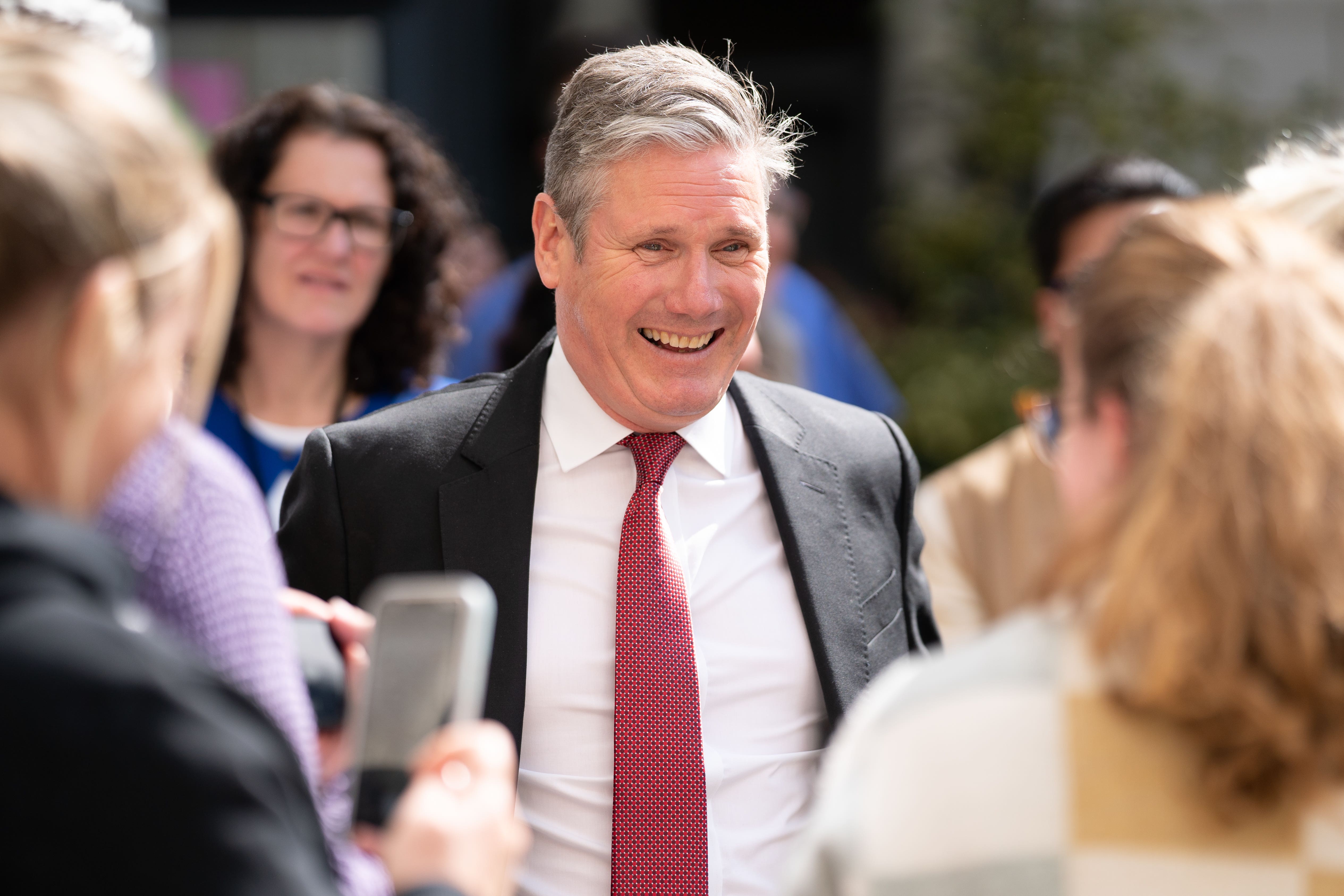 The results provide a fresh boost to Sir Keir Starmer as local election day looms