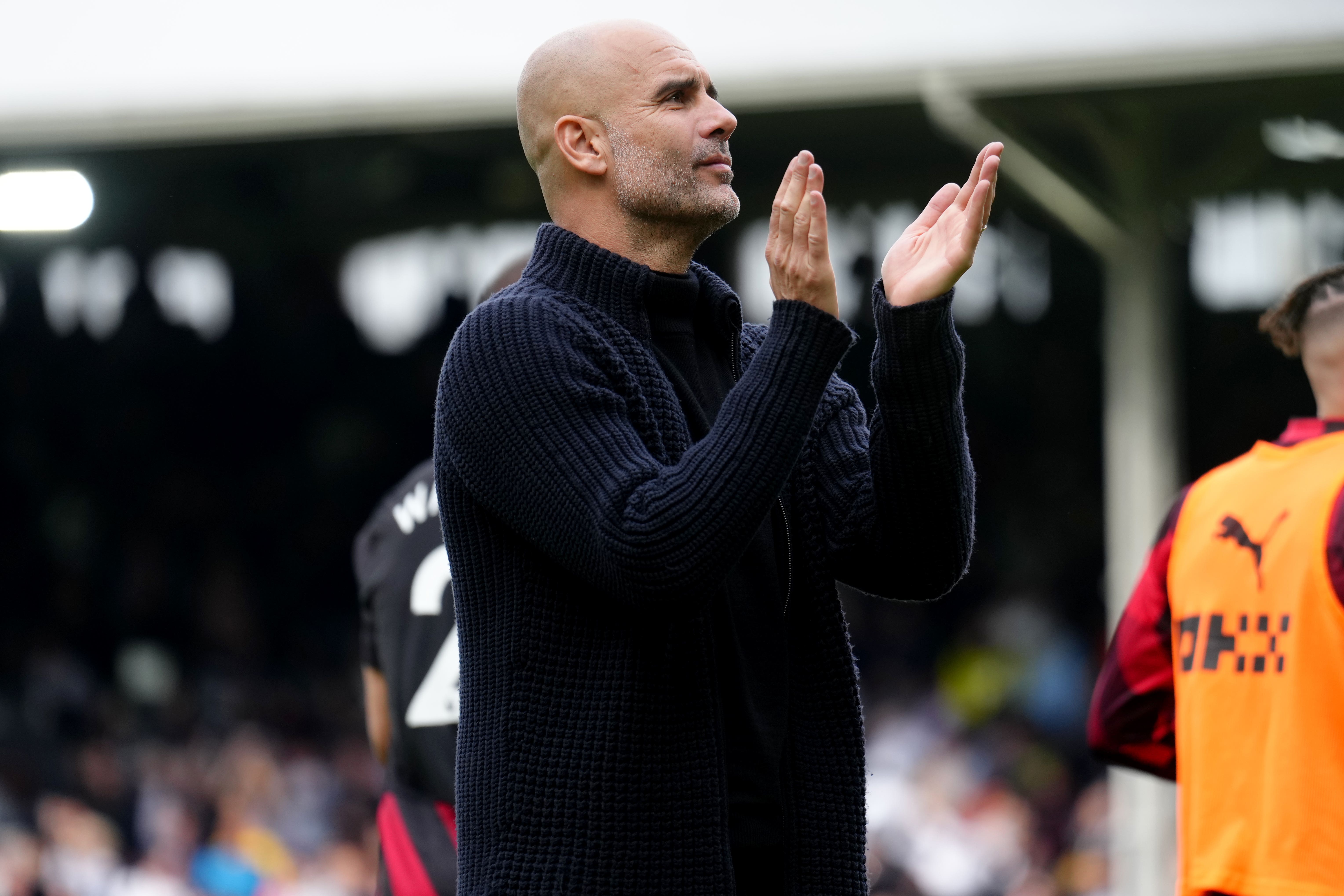 Pep Guardiola hailed his attacking weapons (John Walton/PA)