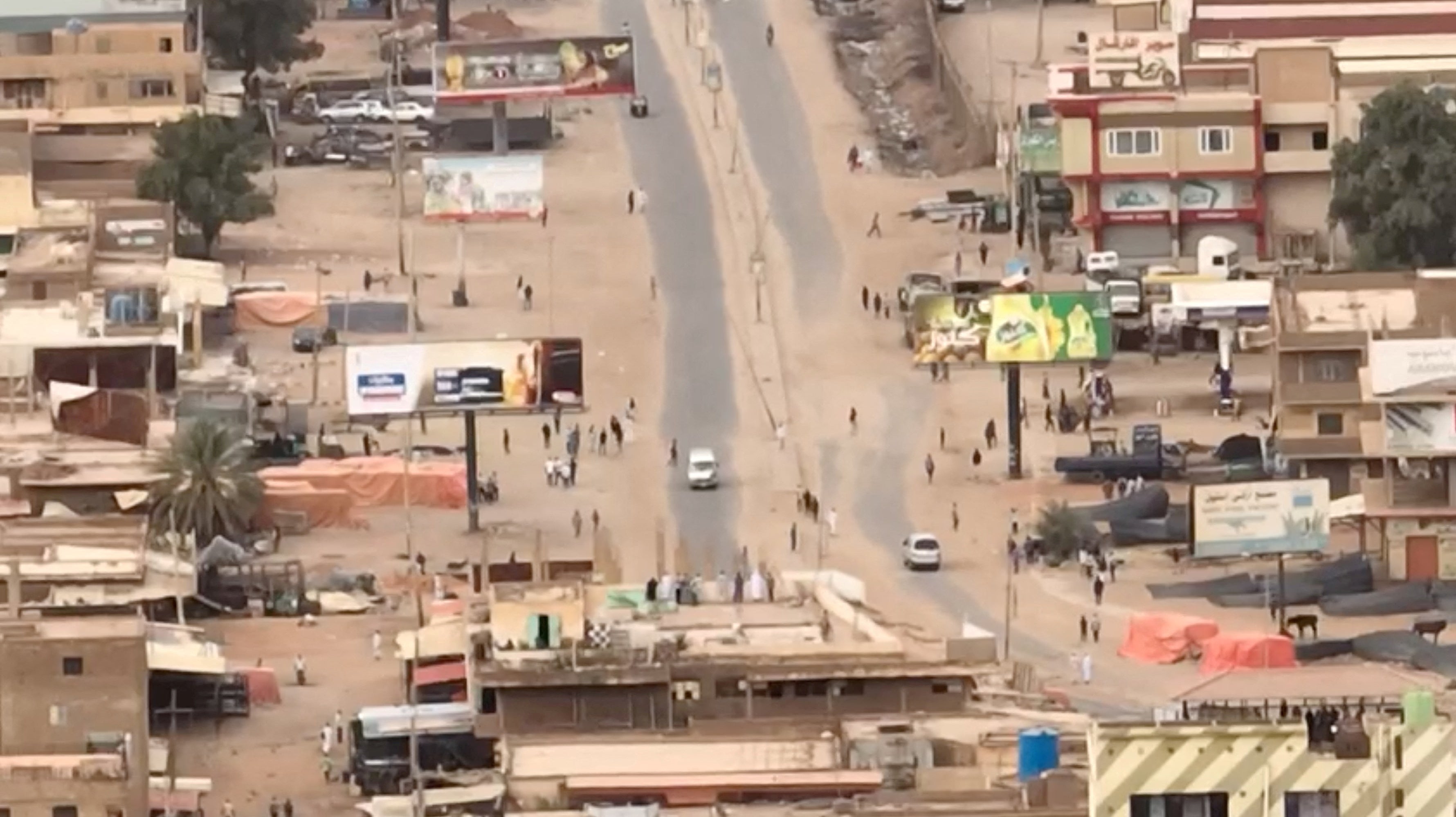 A general view shows Omdurman, Sudan