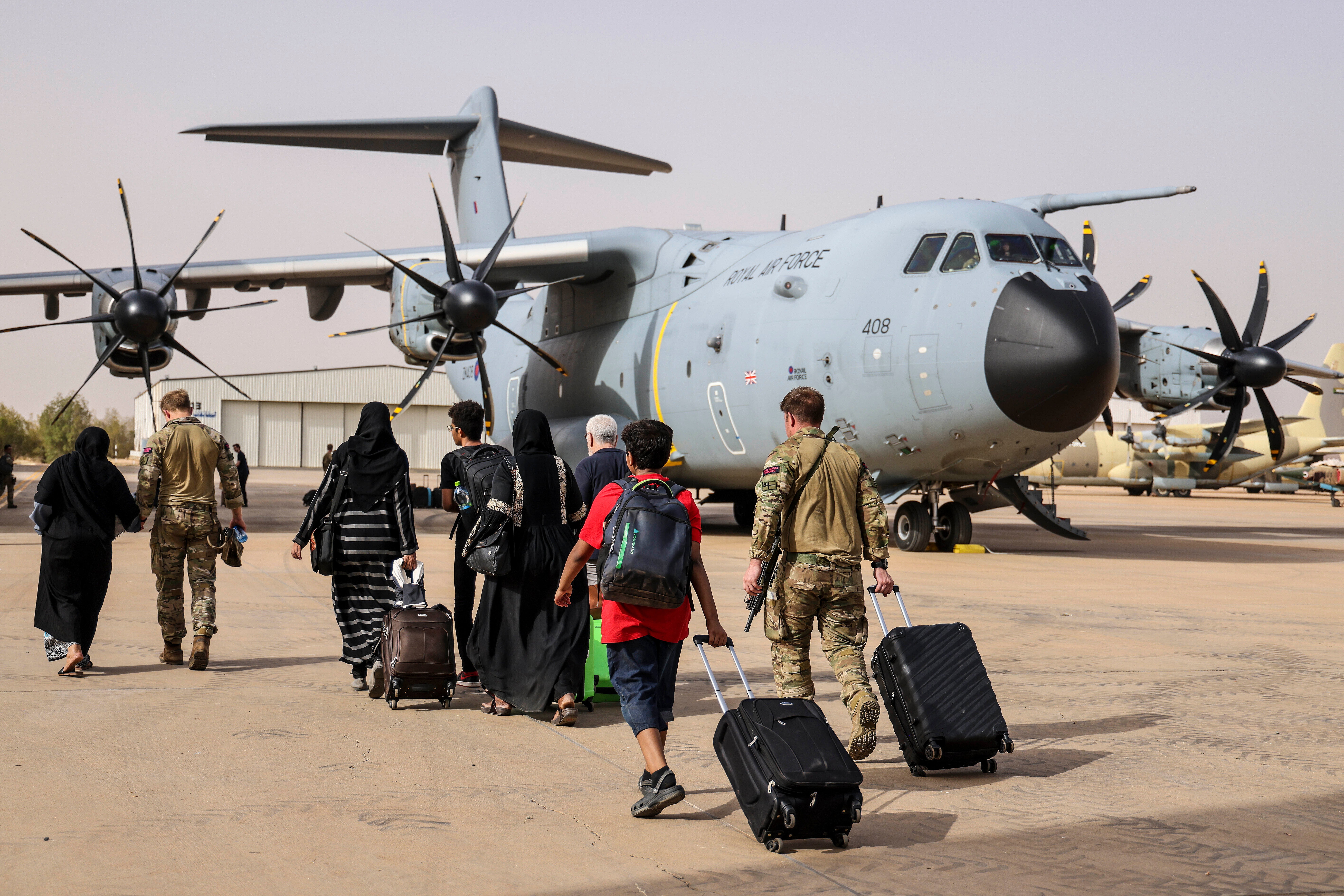 Thousands of Britons have fled the violence that has erupted in Sudan
