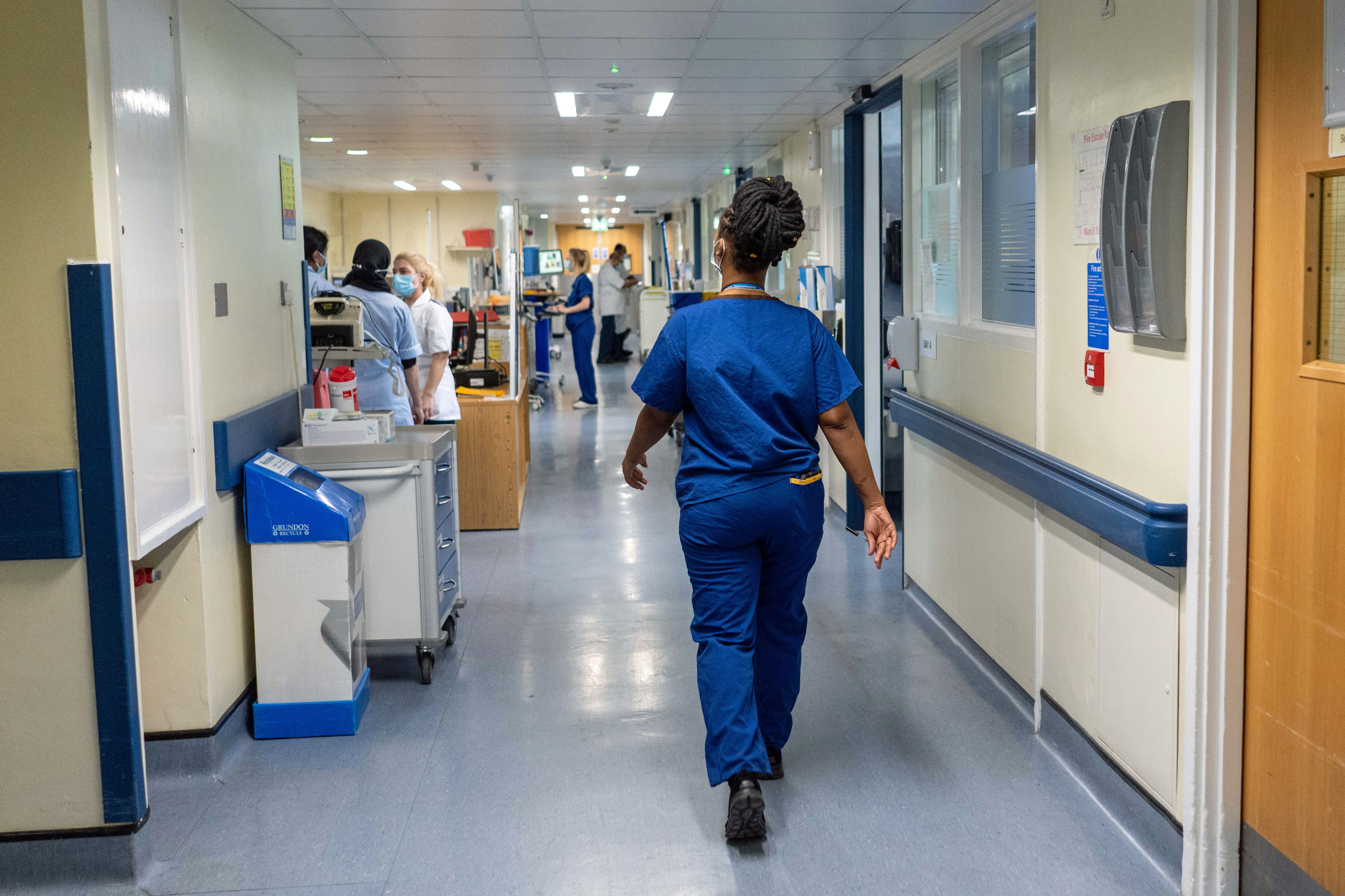 Nurses make up a quarter of NHS staff and are the biggest proportion of the health service workforce (PA)