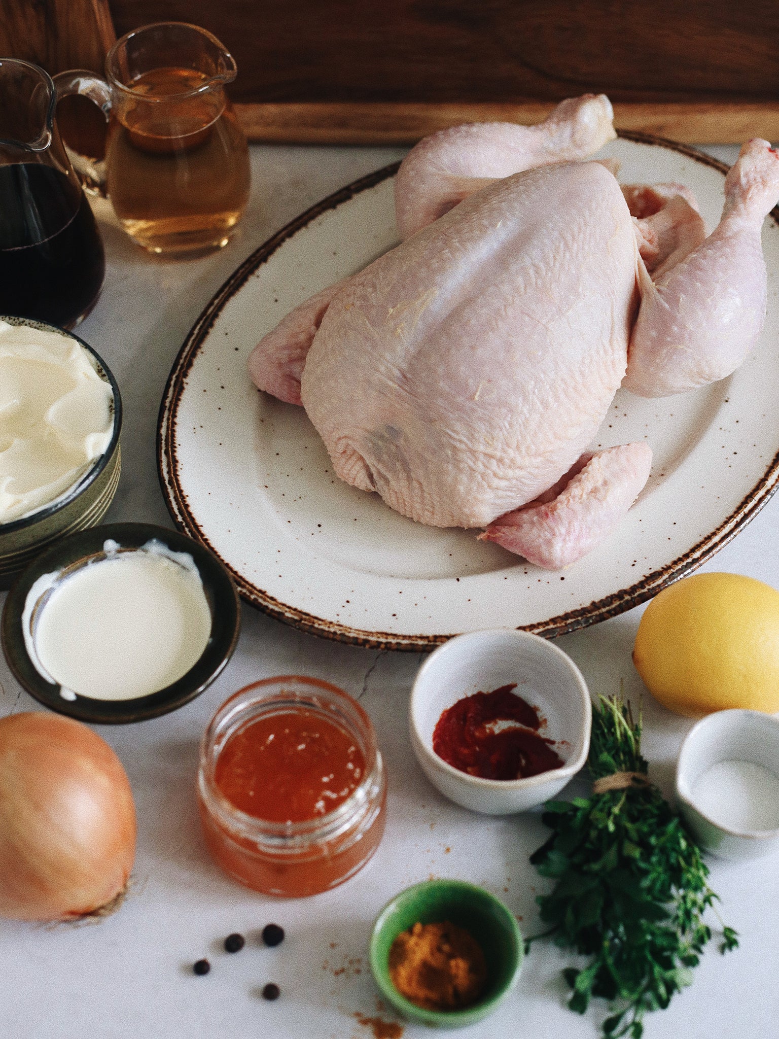 You’ll be able to buy suitably regal, slow-growing chicken at any of the market’s butchers