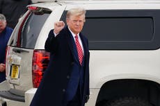 It’s great to be home, says Trump as he arrives in Scotland