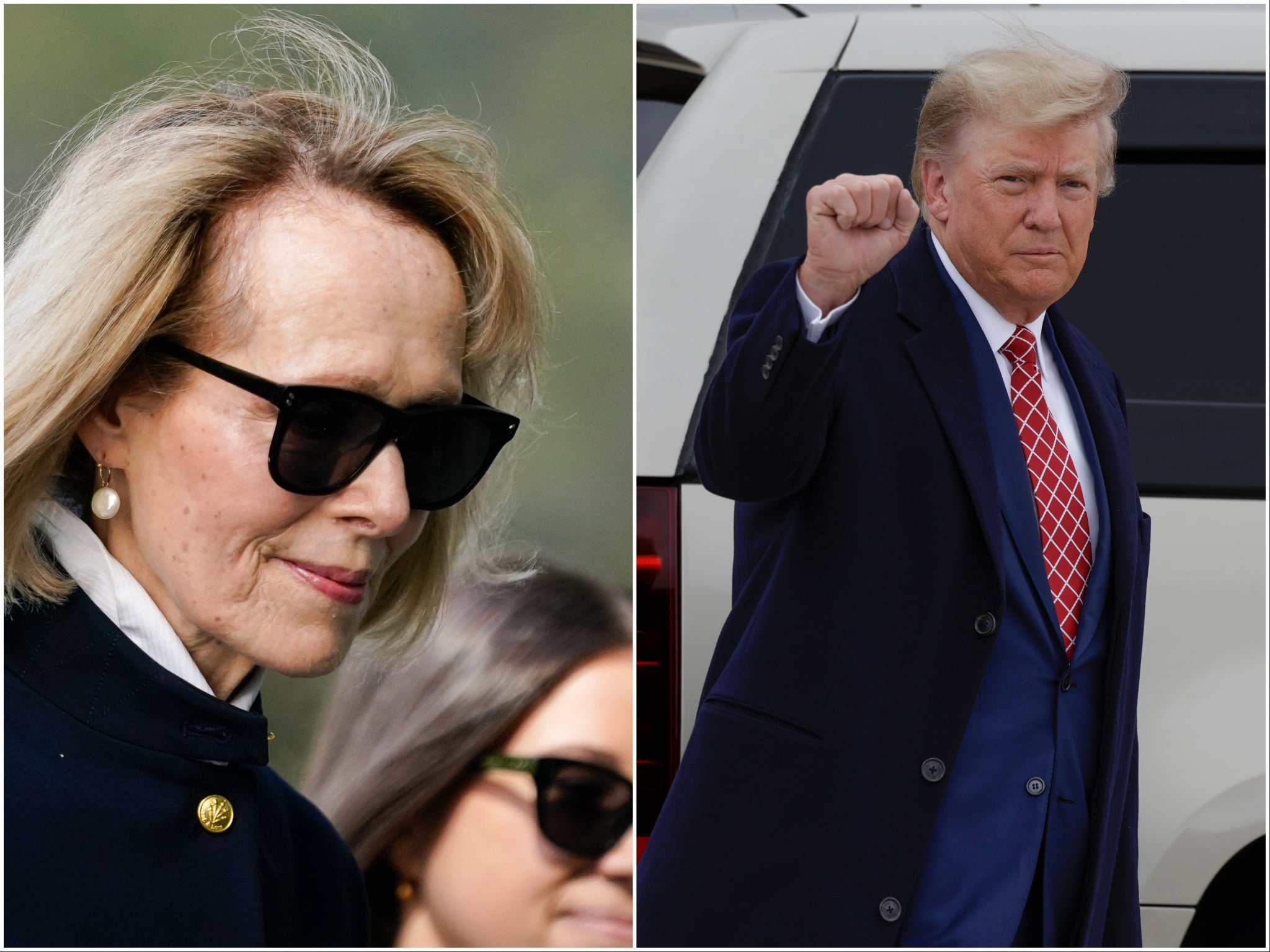 Trump news - live: E Jean Carroll grilled on old texts and emails about alleged rape as Trump denied mistrial