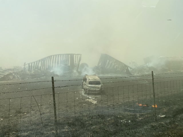 Multiple people died in a multi-car accident in Illinois on I-55 during a dust storm on 1 May, according to police