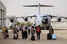 Final evacuation flights leave Sudan as almost 2,200 people repatriated