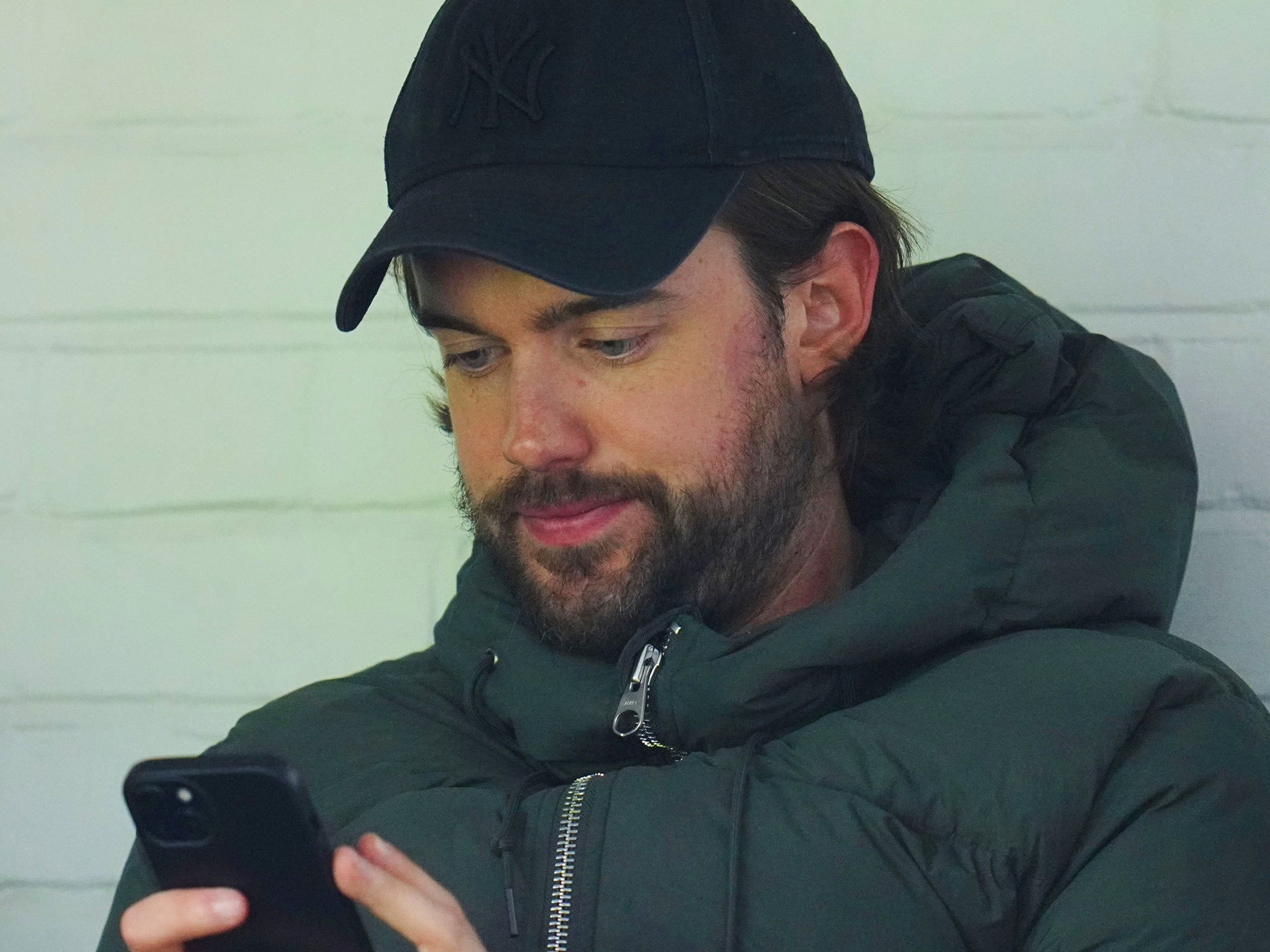 Jack Whitehall in classic streetwear at a football match earlier this year