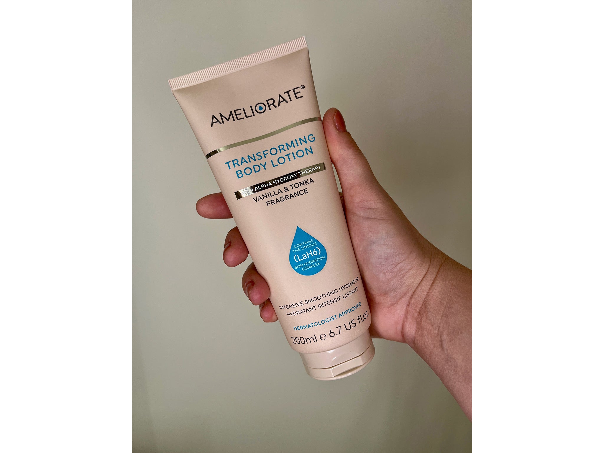 Ameliorate transforming body lotion vanilla and tonka fragrance