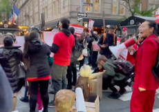 Met Gala celebrities blocked by climate protesters