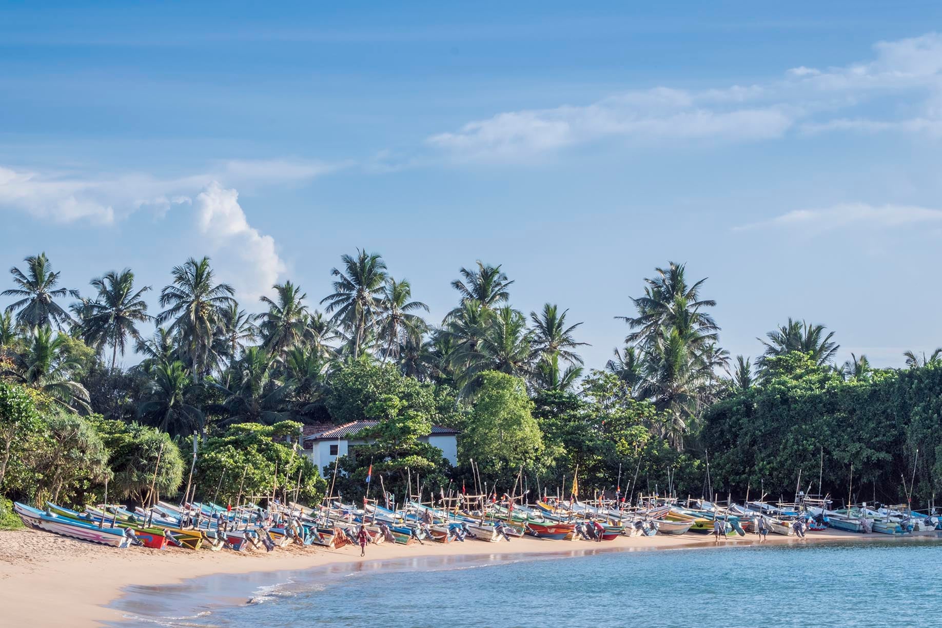 Spot the scenic views: Sri Lanka has myriad sandy beaches on which to relax