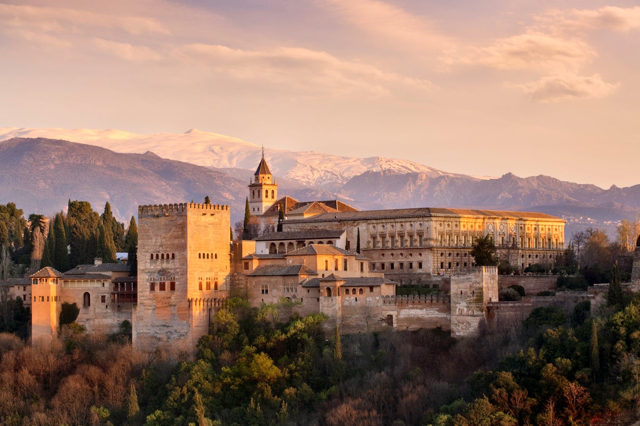 The Alhambra, a Moorish palace in Granada