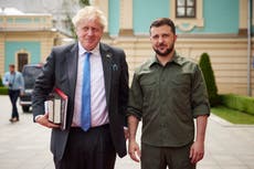 Revealed: Boris Johnson’s first words to Zelensky on night of Russia attack