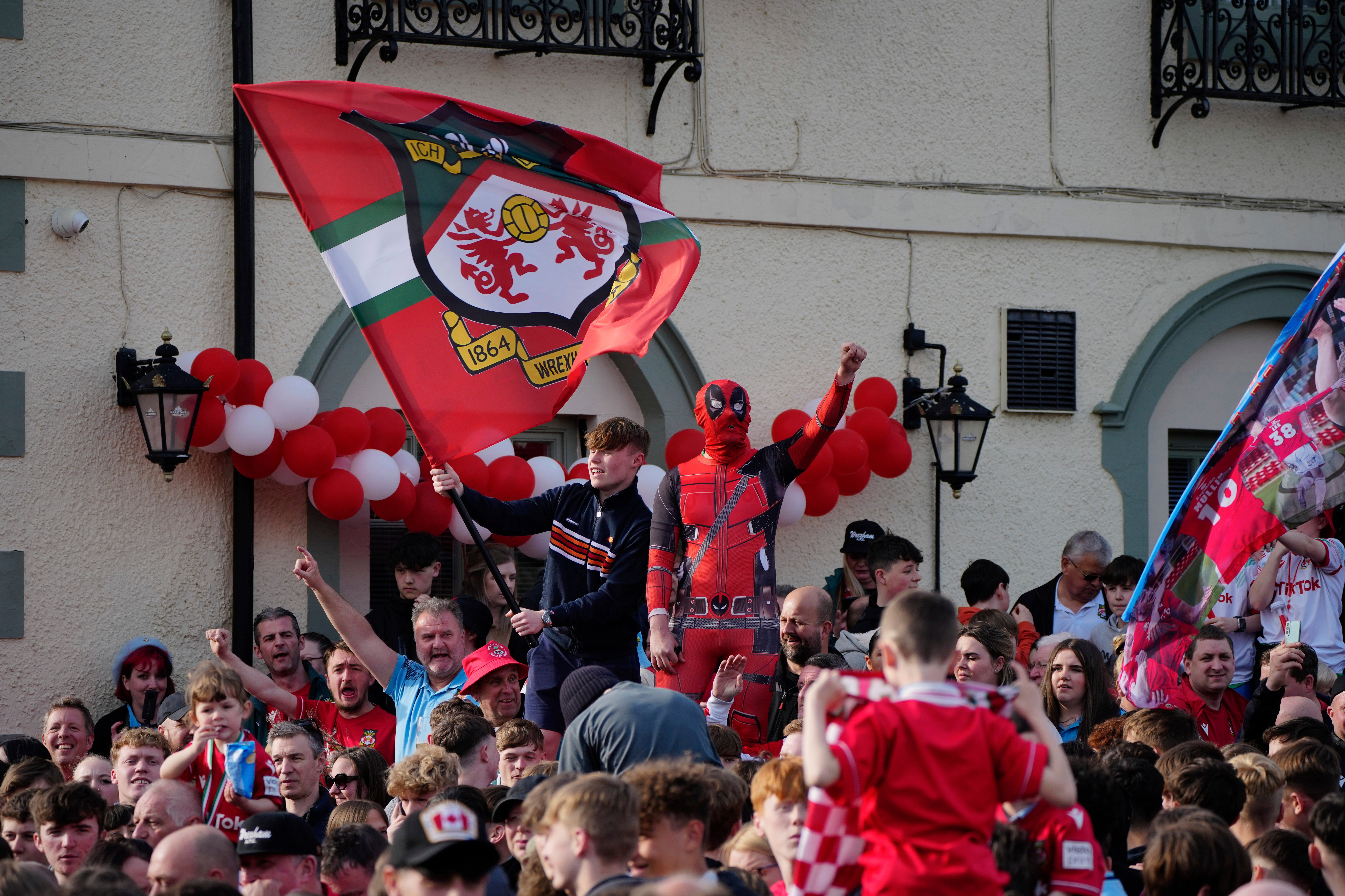 Wrexham celebrated a hard-fought promotion from the National League