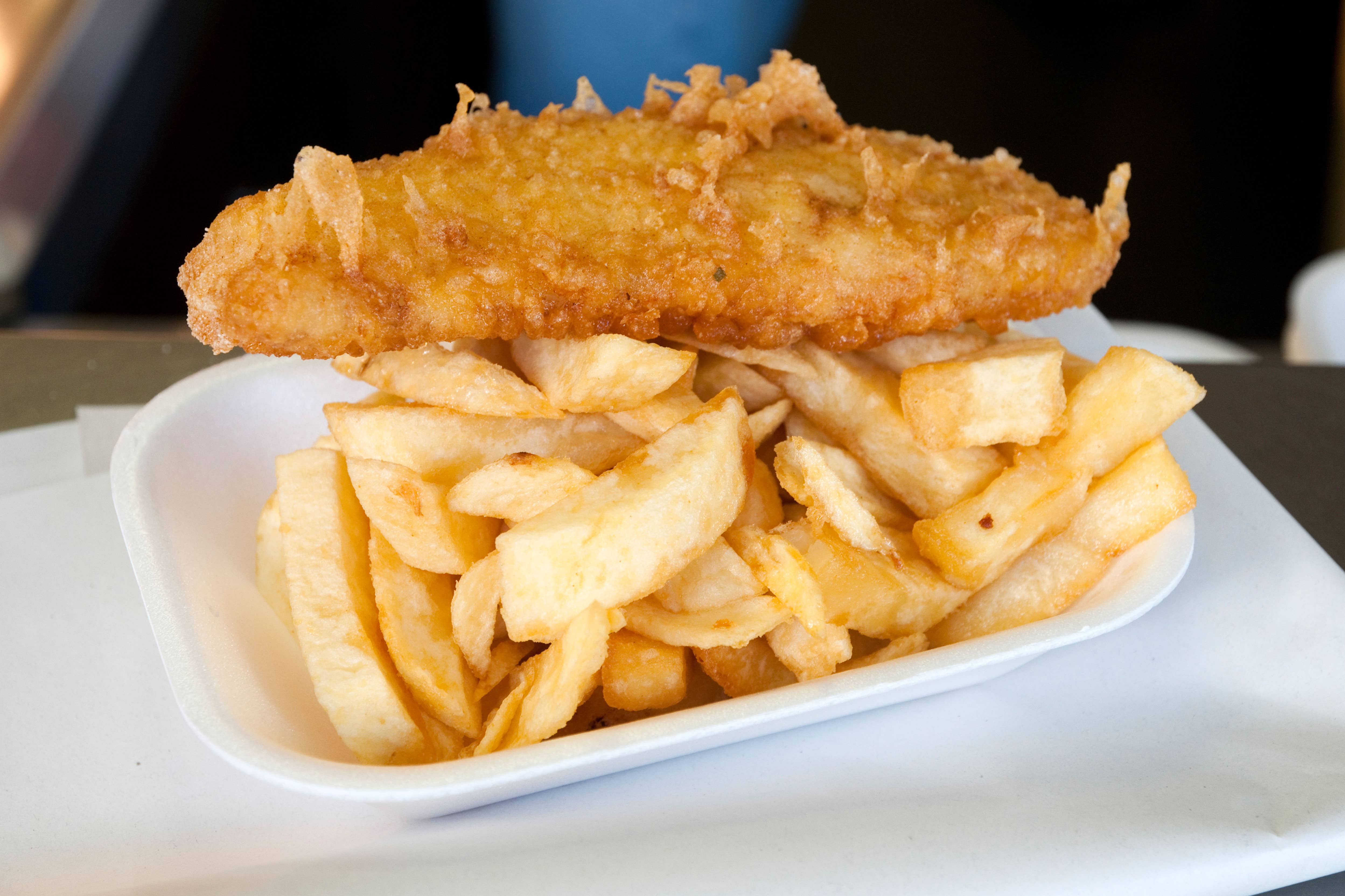 The price of fish and chips has jumped by more than 50 per cent in the last five years (Alamy/PA)