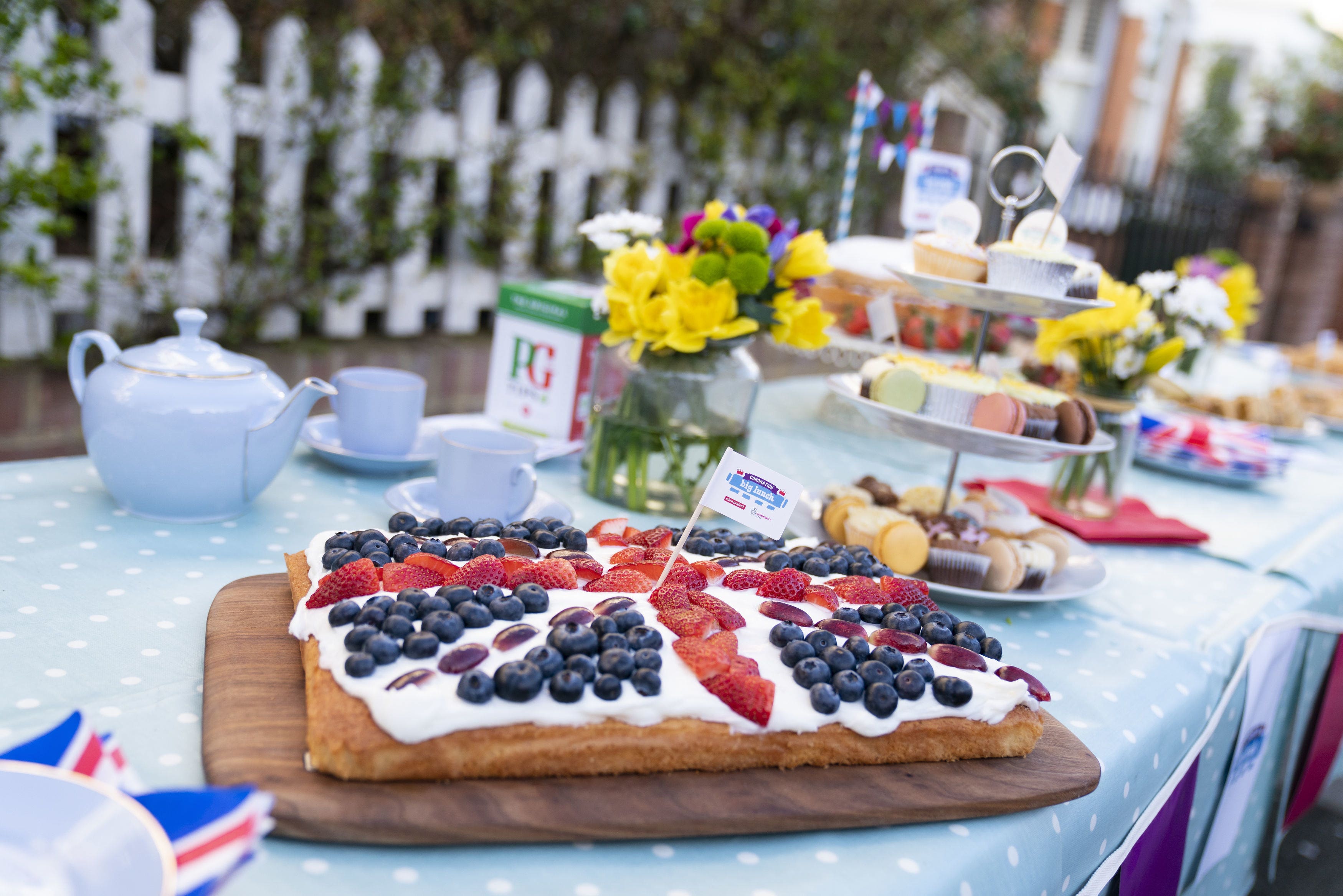 Retailers are reporting soaring sales of coronation-themed products as consumers put up the bunting and prepare for a weekend of street parties (PA)