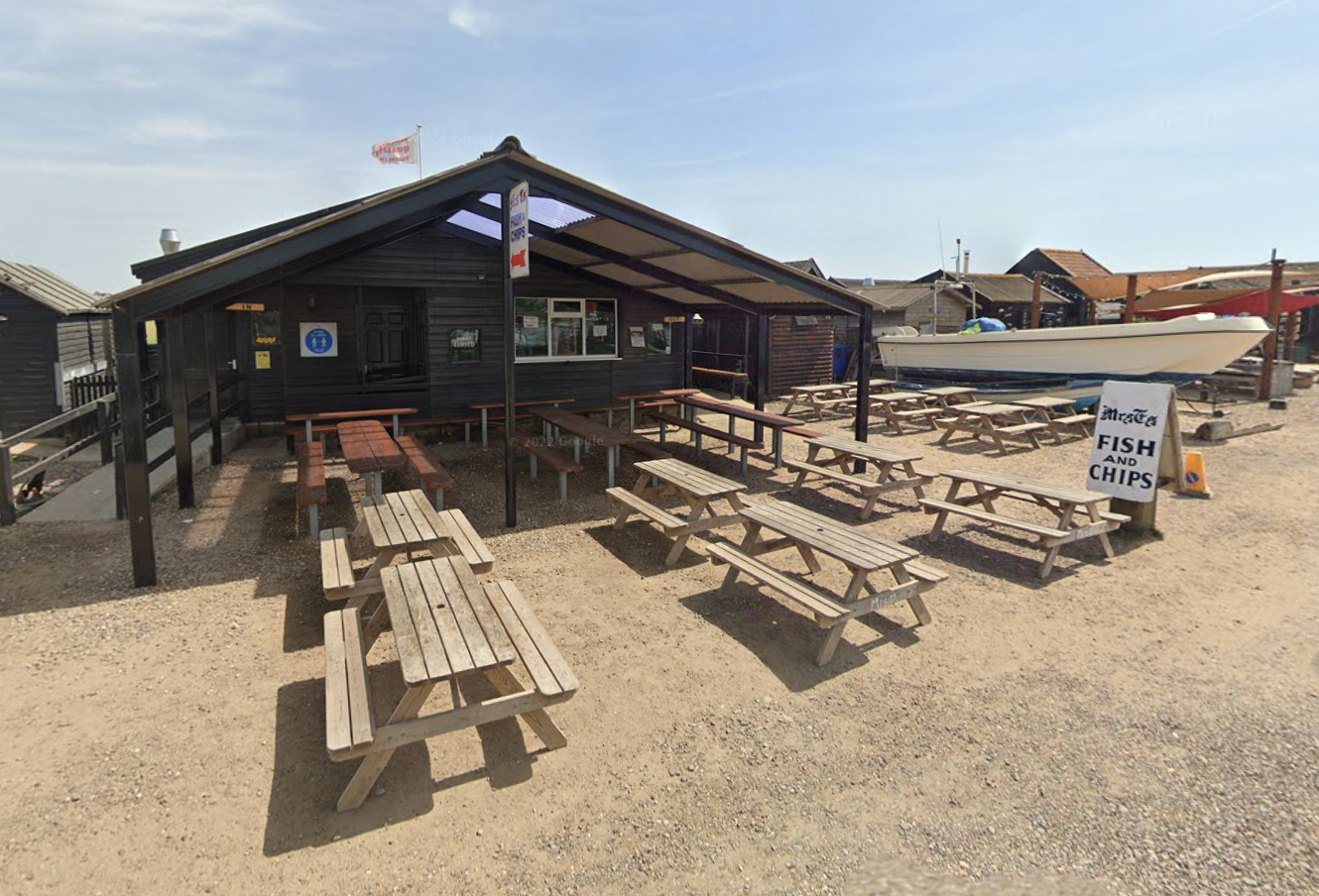 Mrs T’s Fish and Chips is a popular restaurant in Southwold, Suffolk