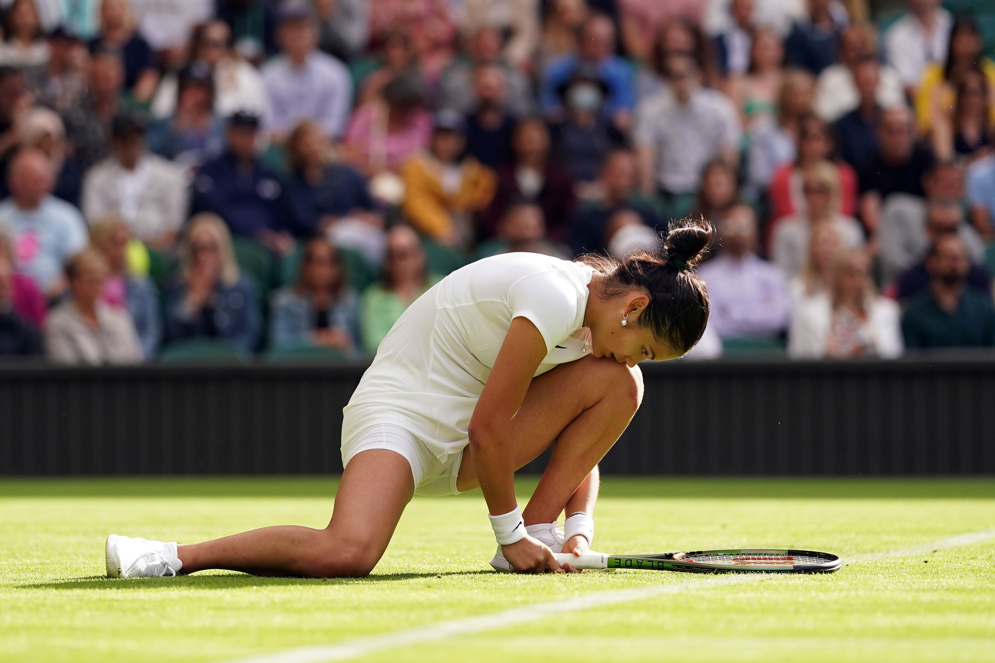 Emma Raducanu is set for a spell on the sidelines (Adam Davy/PA)