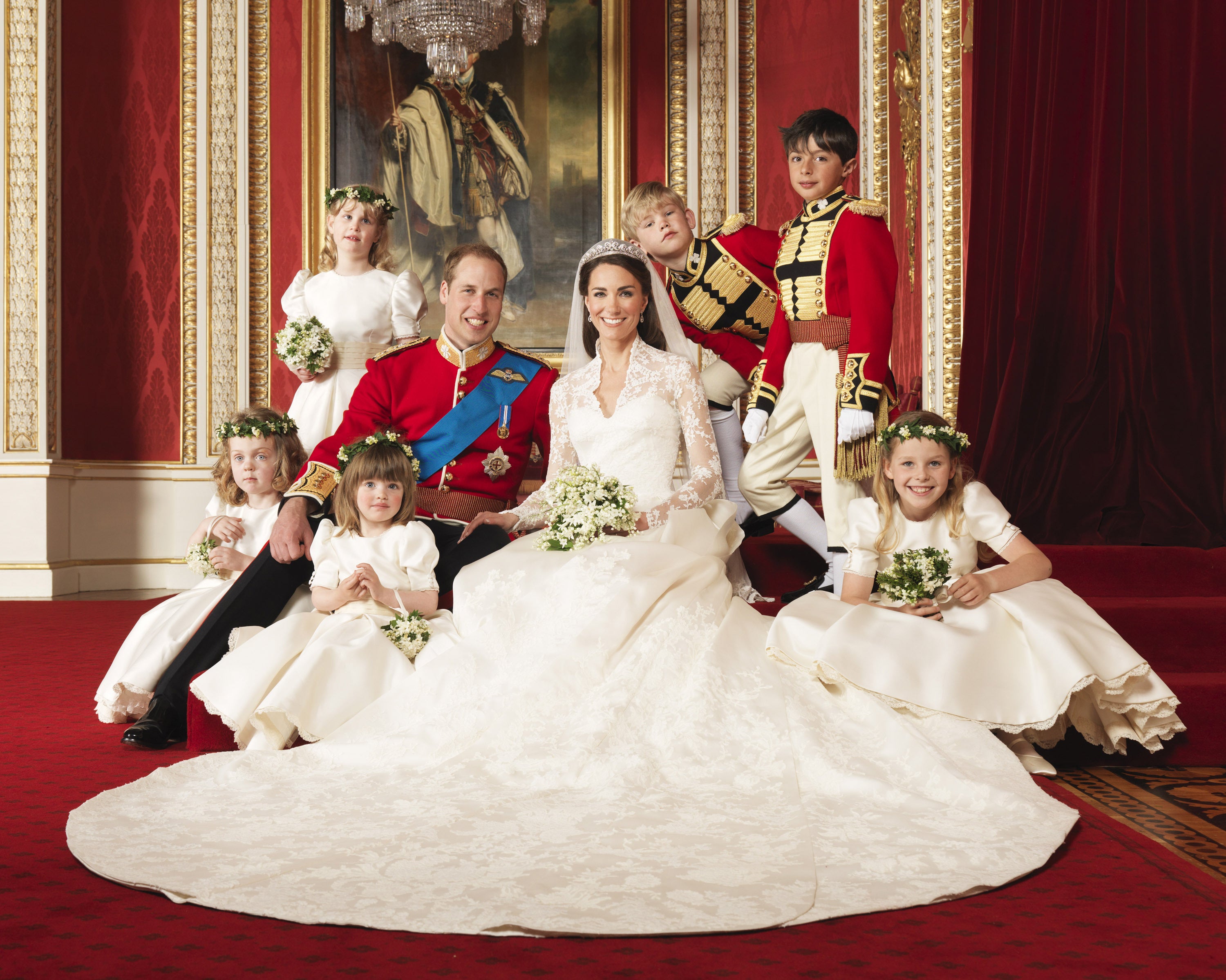 William and Kate at their wedding in 2011