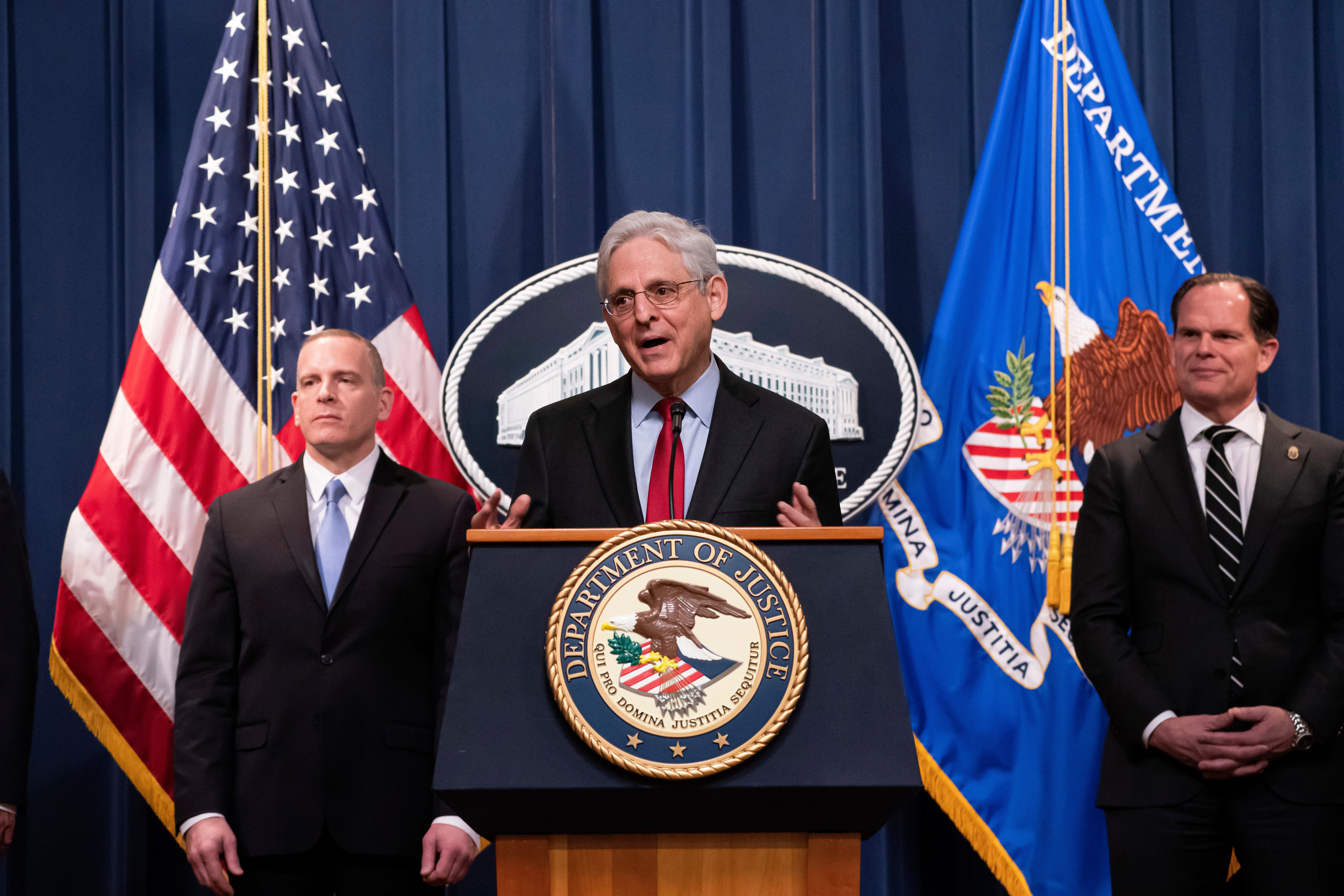 Attorney General Merrick Garland and federal law enforcement announced an operation targeting fentanyl and opioid traffickers on 2 May.