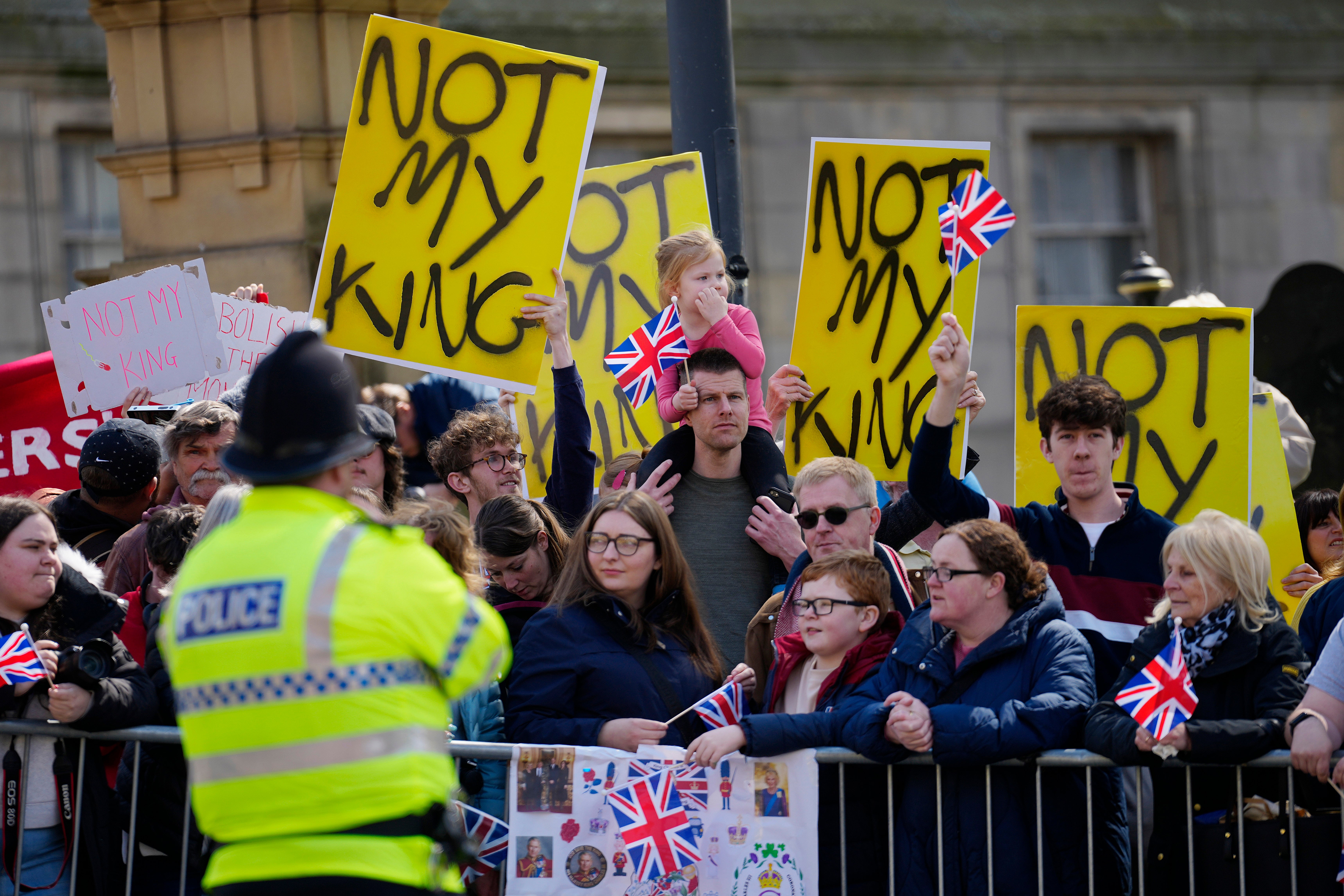 Republicans are expected to protest during the coronation