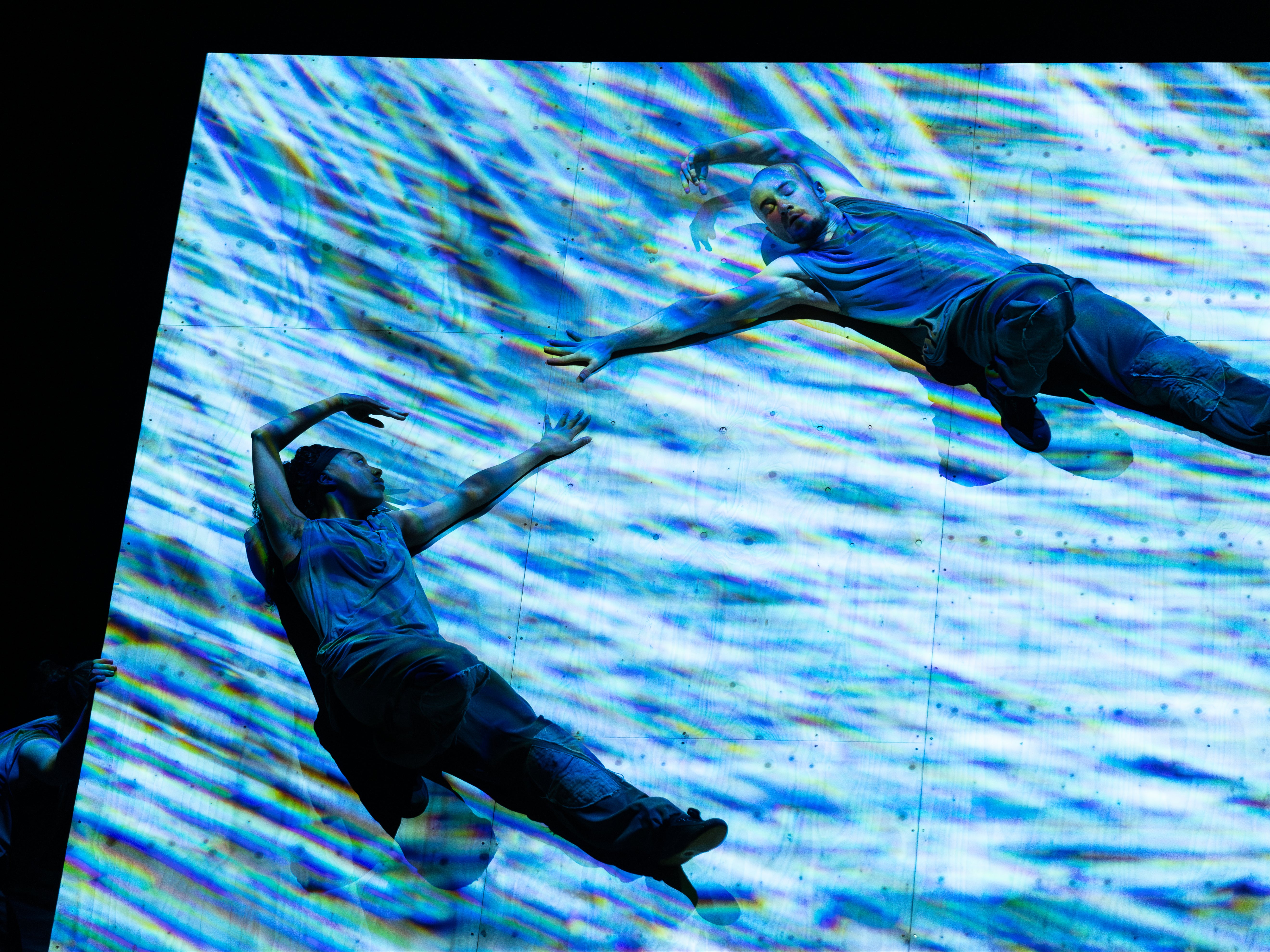 For ‘Vortex’, Russell Maliphant and lighting designer Ryan Joseph Stafford layer dappled light over the dancers