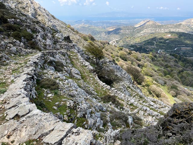 <p>See a different side to Naxos by walking its rural trails</p>