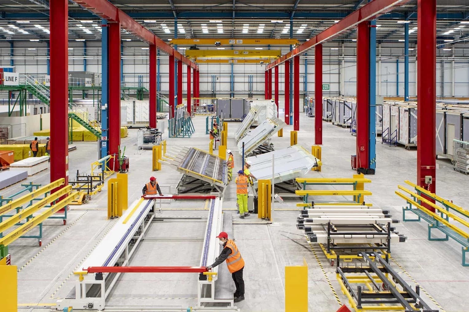 Legal & General is to stop production at its modular homes factory in Selby, North Yorkshire, after weak demand (Legal & General/PA)