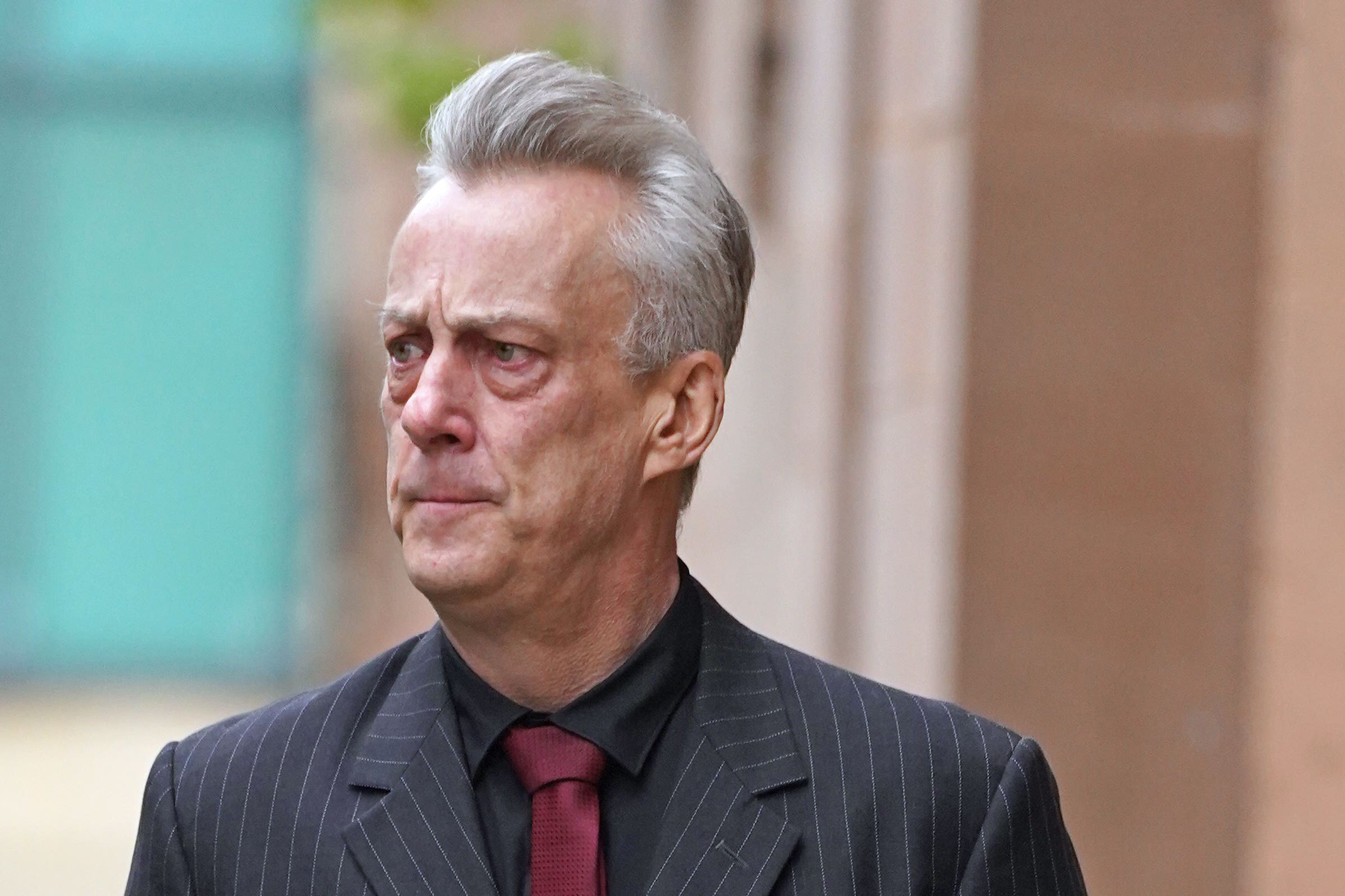 Actor Stephen Tompkinson is on trial for allegedly punching a man outside his home