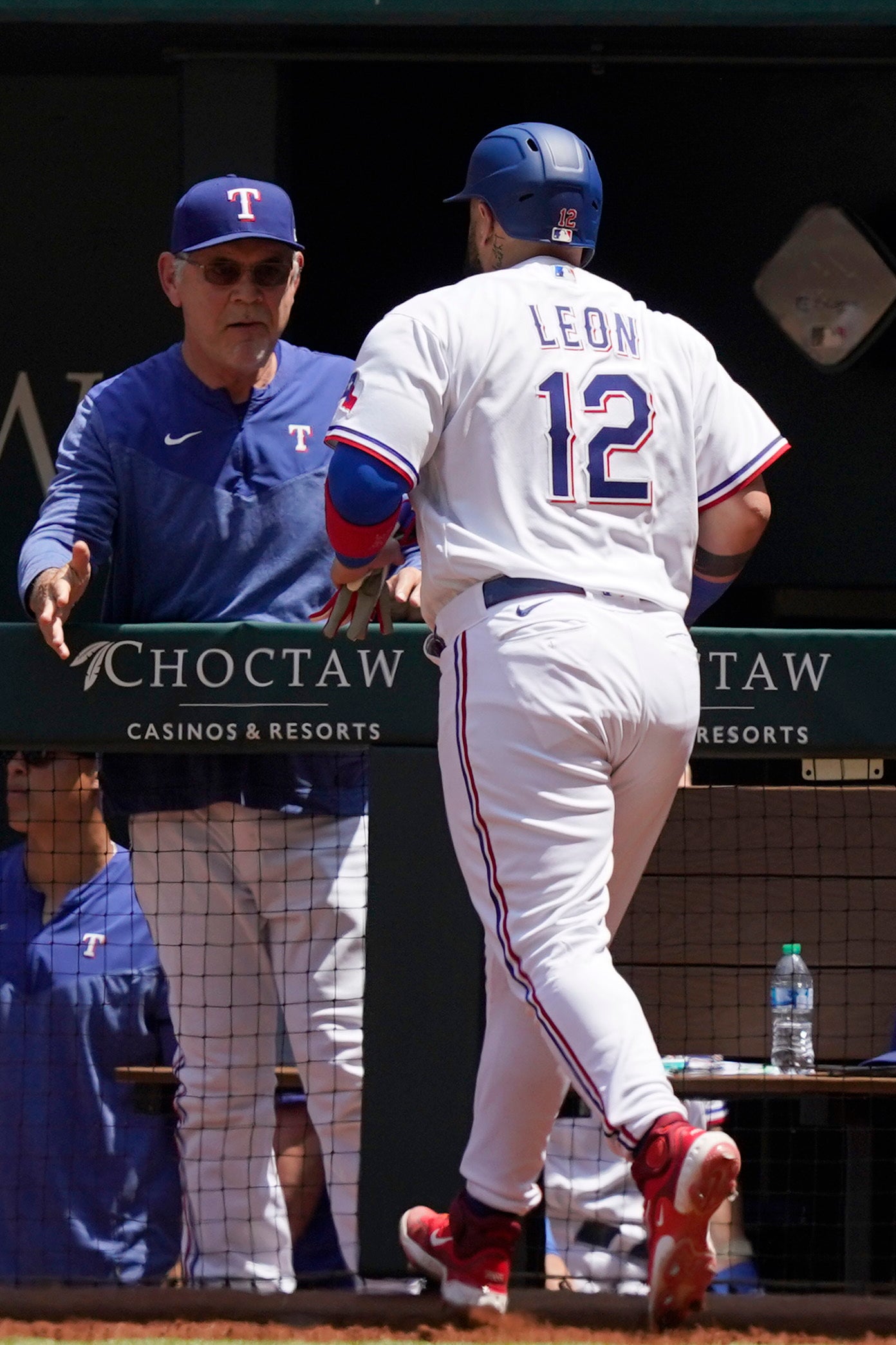 Rangers Leon's Number Baseball