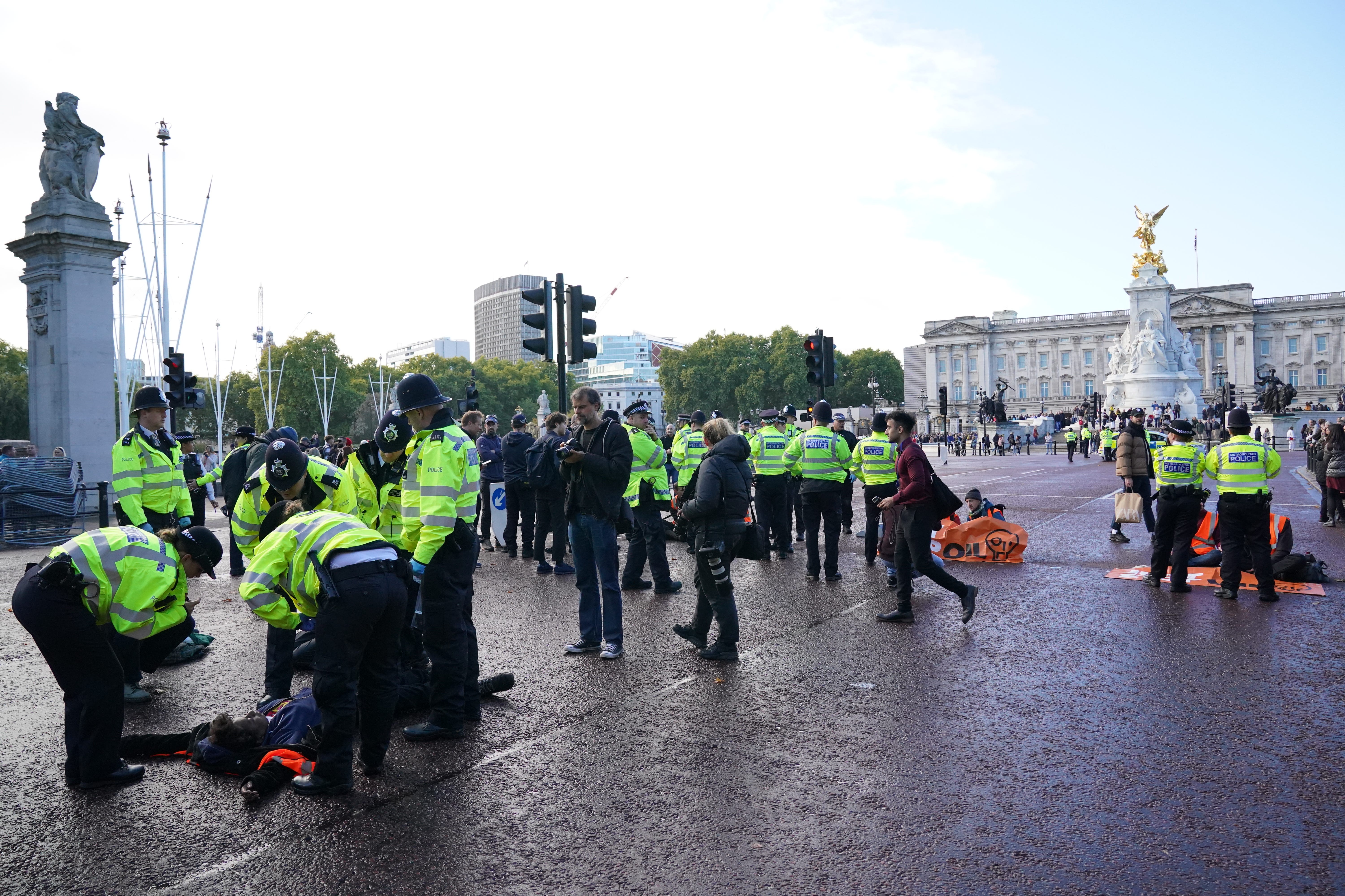 Transport for London is seeking ‘final’ High Court orders restricting the actions of scores of activists linked to the Insulate Britain and Just Stop Oil environmental protest groups (Jonathan Brady/PA)