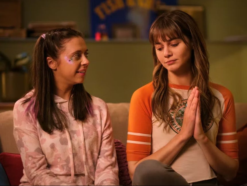 Powley and Emma Appleton as best friends in ‘Everything I Know About Love’