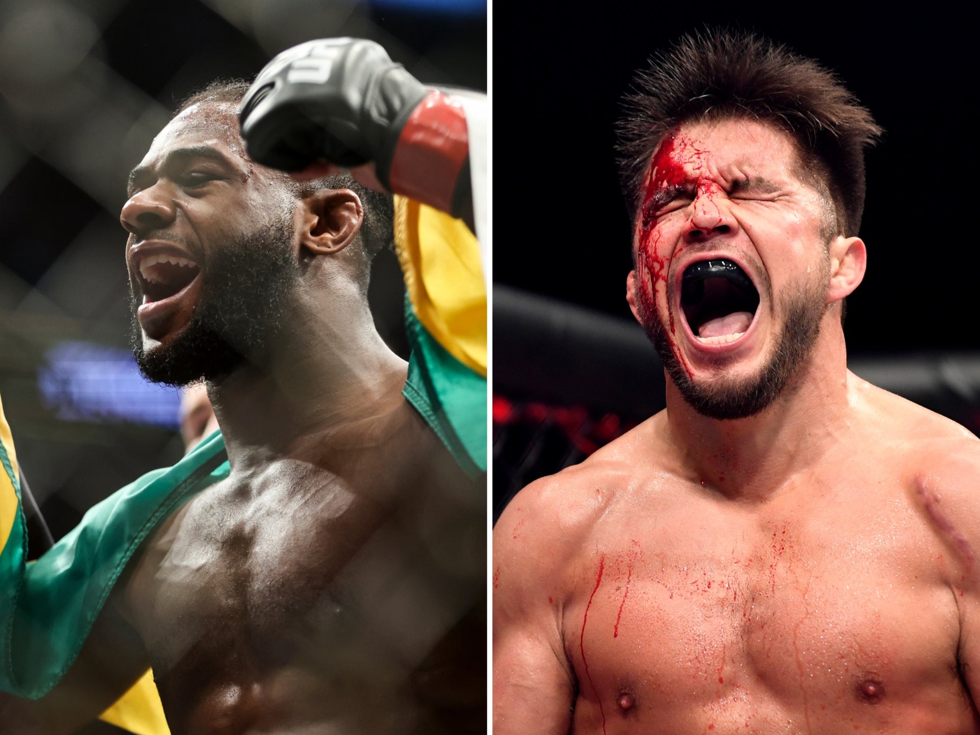 Aljamain Sterling (left) and Henry Cejudo