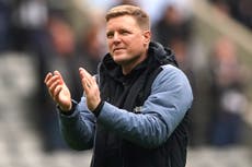 Eddie Howe not losing sleep over Liverpool’s bid to deny Newcastle top-four spot