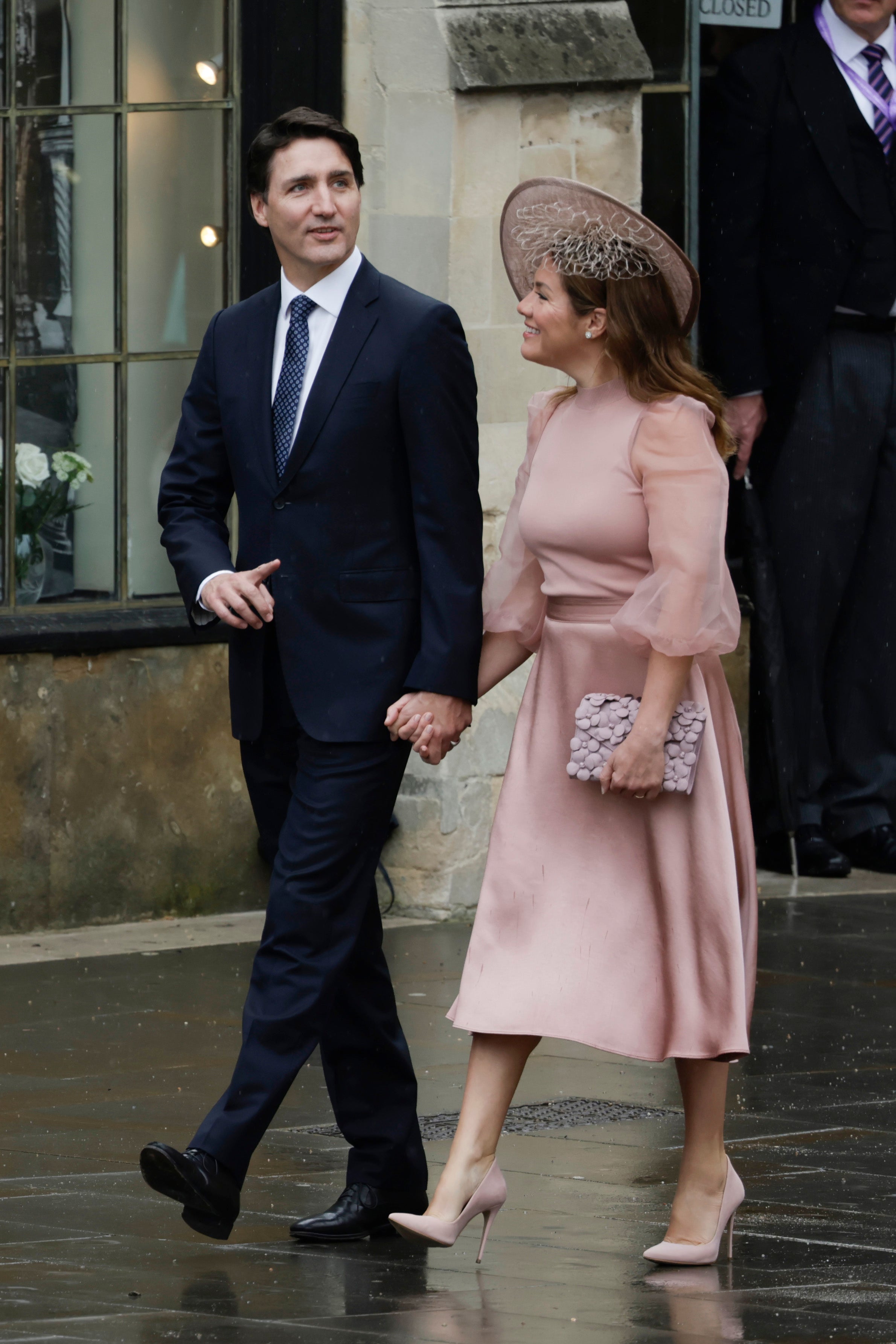 Justin Trudeau prime minister of Canada with his wife Sophie