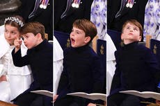 Waving, yawning and fidgeting: Prince Louis steals the show (again)