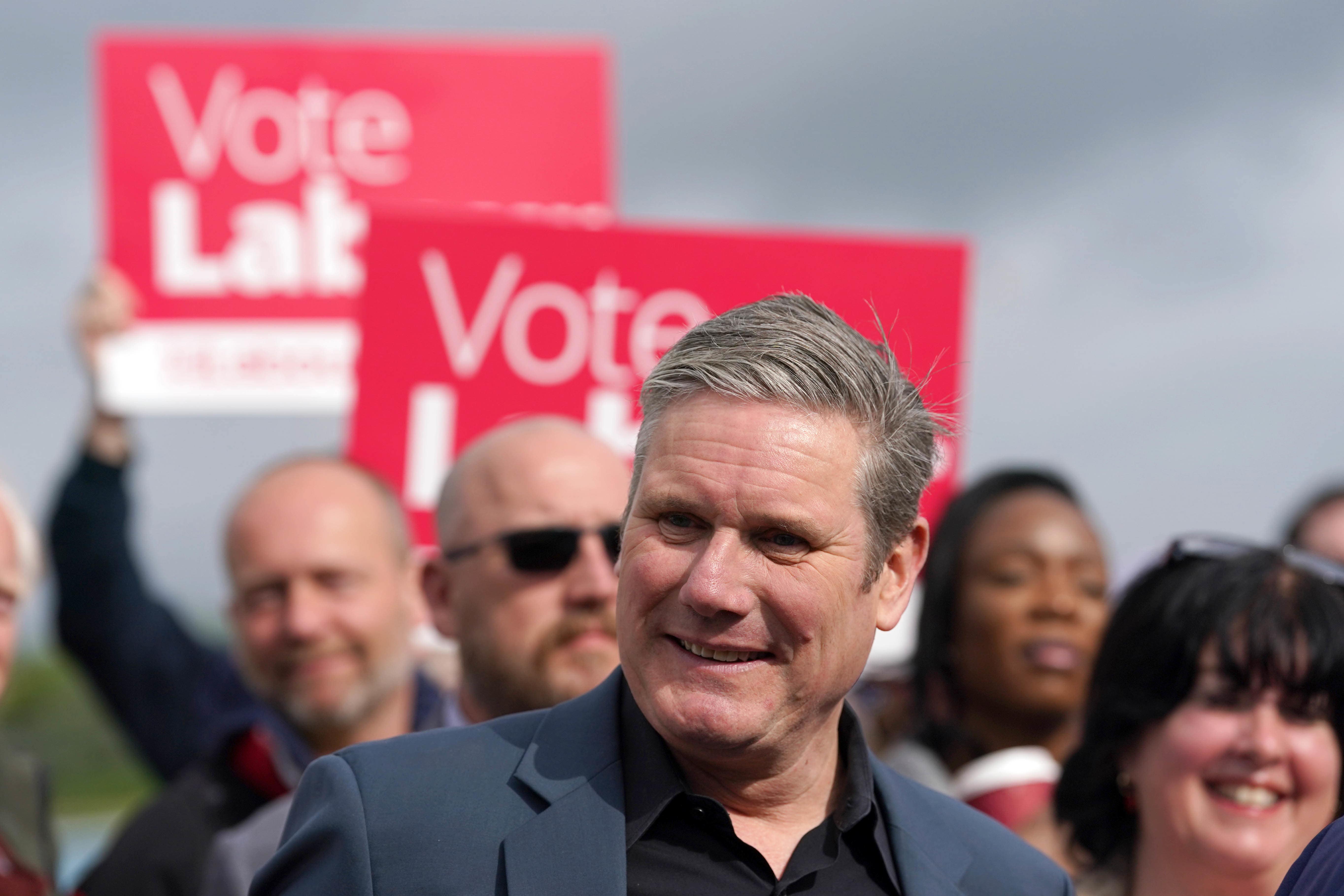 Sir Keir Starmer claimed the results meant Labour was on course for a majority government at the next general election