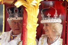 Coronation – live: King Charles III and Queen Camilla crowned in historic ceremony