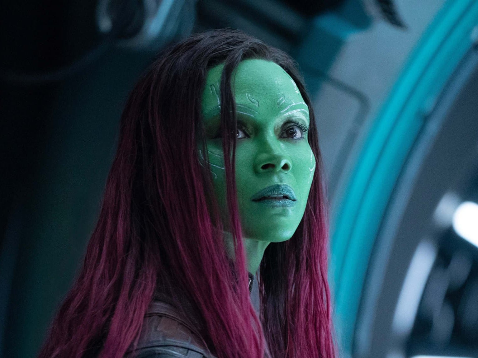 Zoe Saldaña in ‘Guardians of the Galaxy Vol 3'