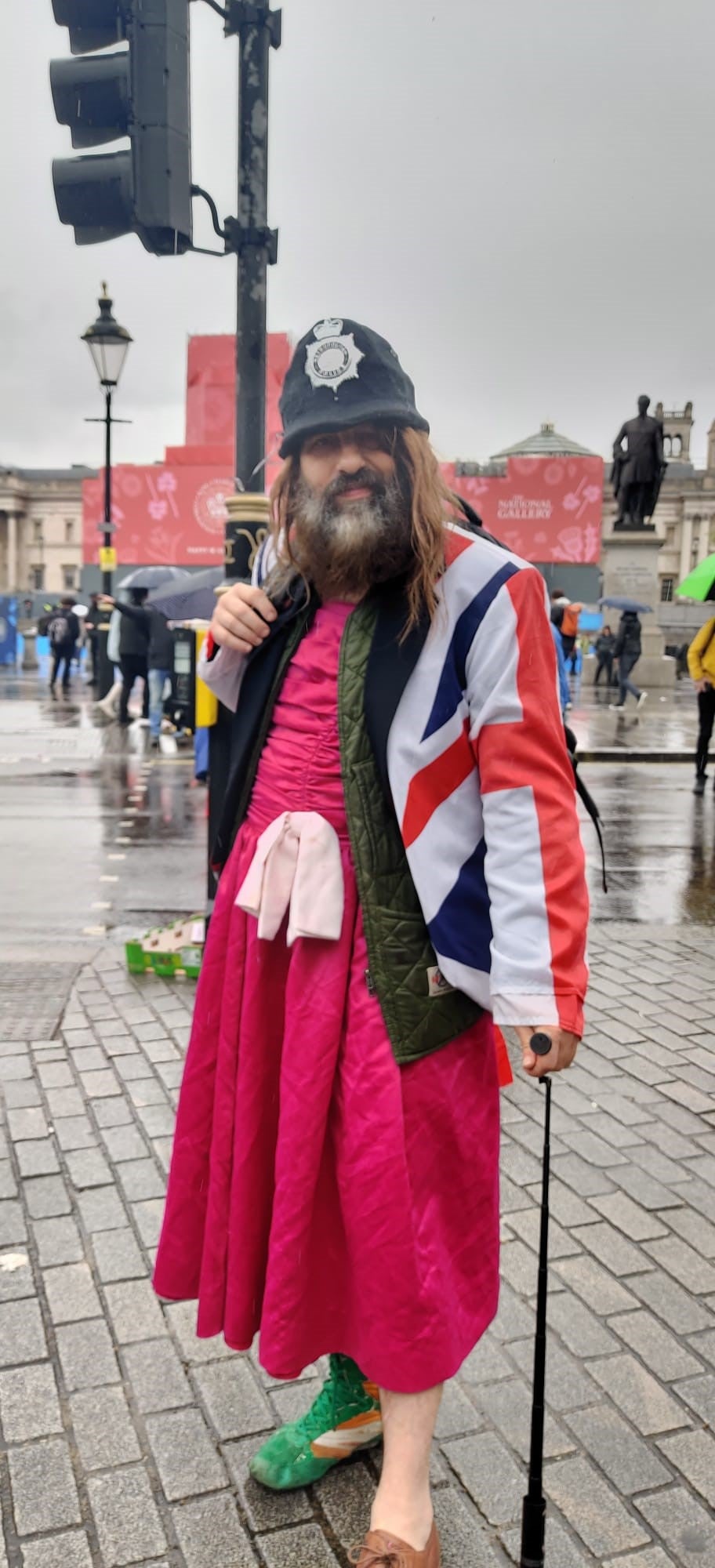 Aaron Barshack was less convinced by the pageantry, saying ‘the monarchy needs to be updated’