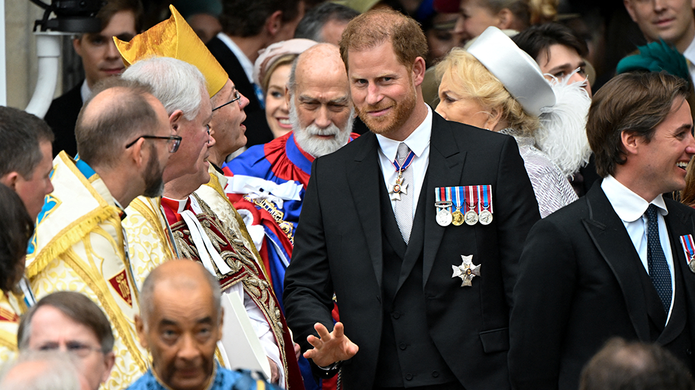 Prince Harry made brief visit to London for his father’s coronation last month.