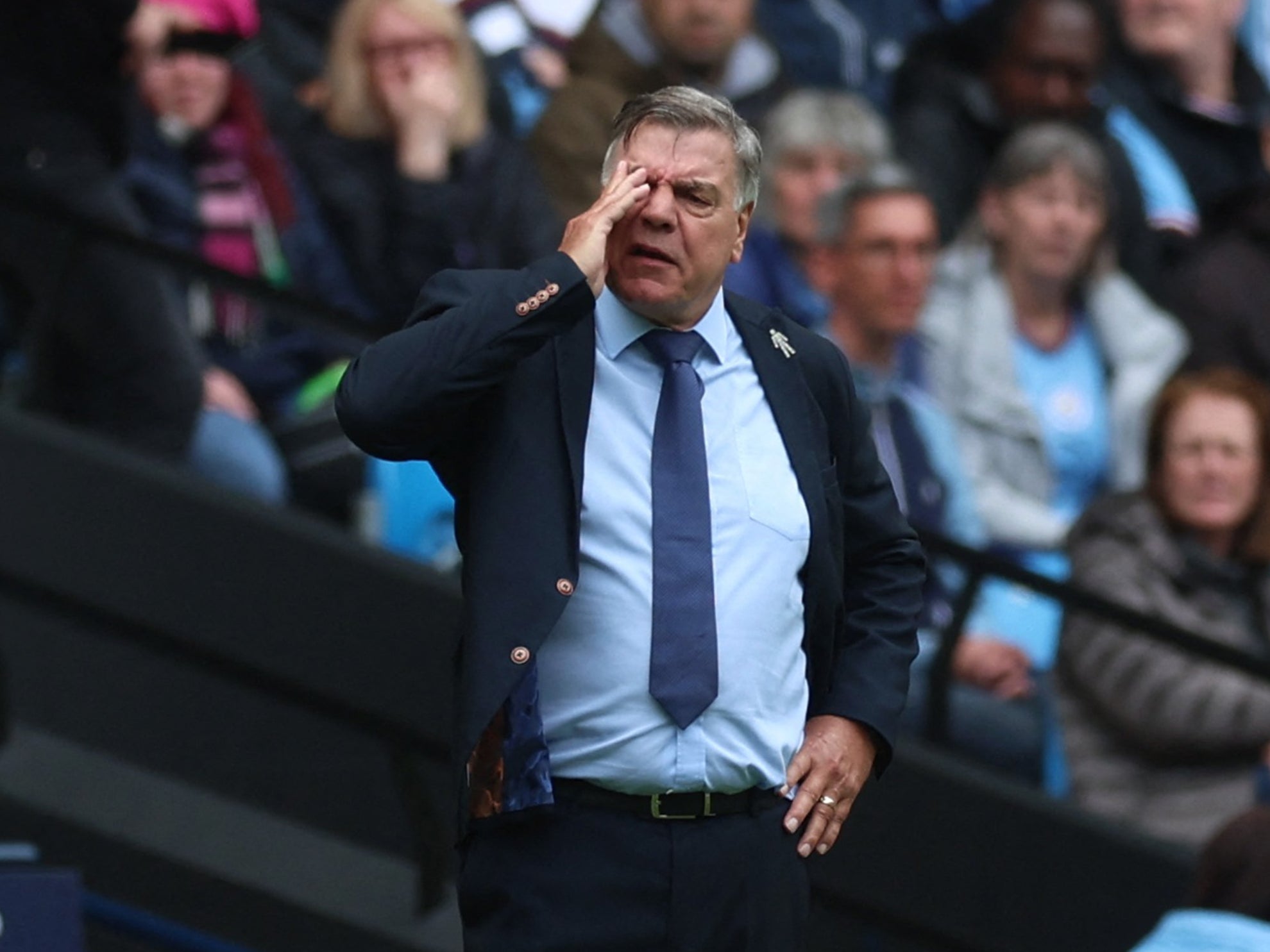 Sam Allardyce as good as Pep Guardiola? Man City show they are separated by a gulf