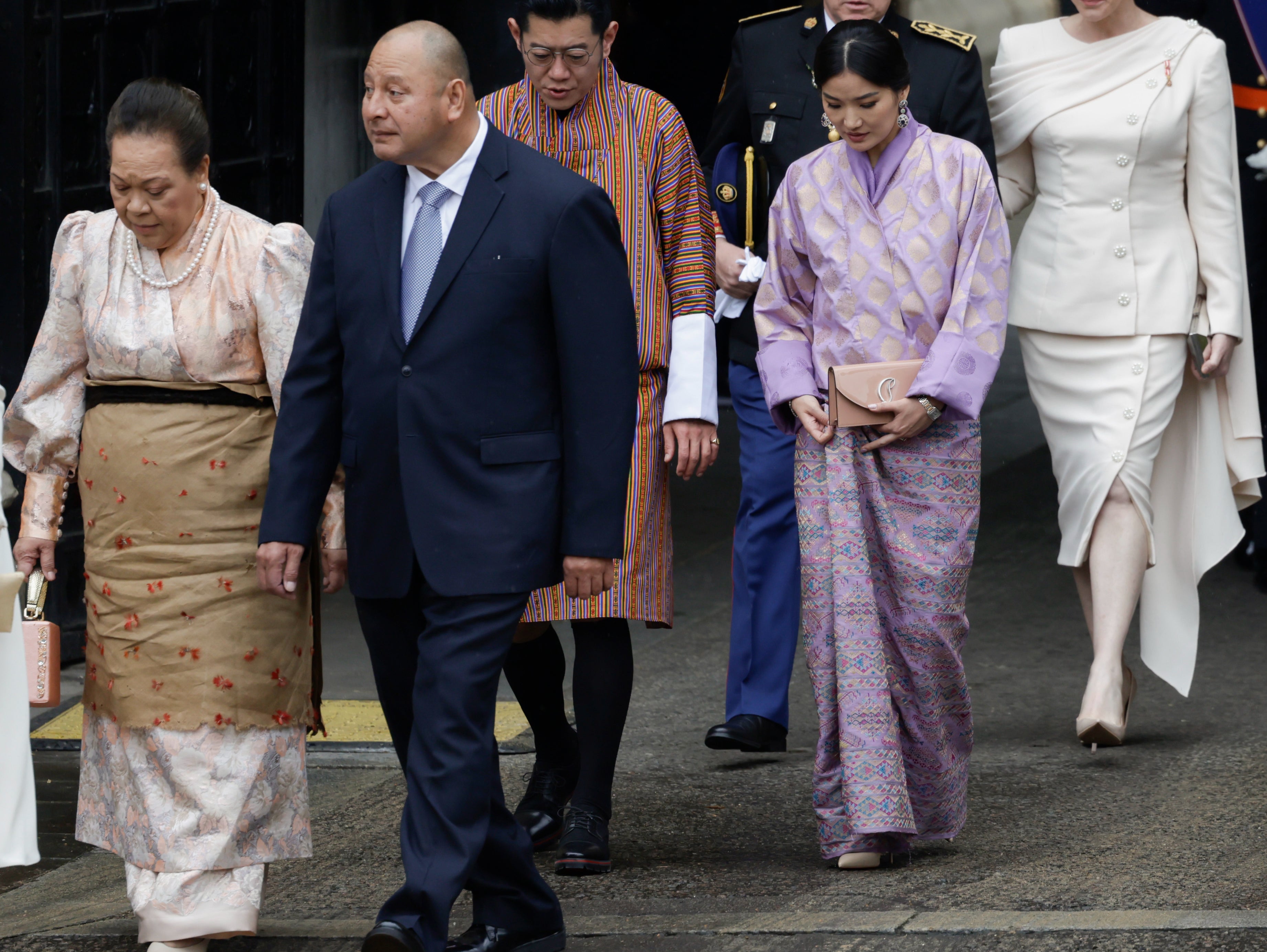 Queen Nanasipau’u of Tonga and King Tupou VI of Tonga, King Jigme Khesar Namgyel Wangchuck of Bhutan, Queen Jetsun Pema of Bhutan