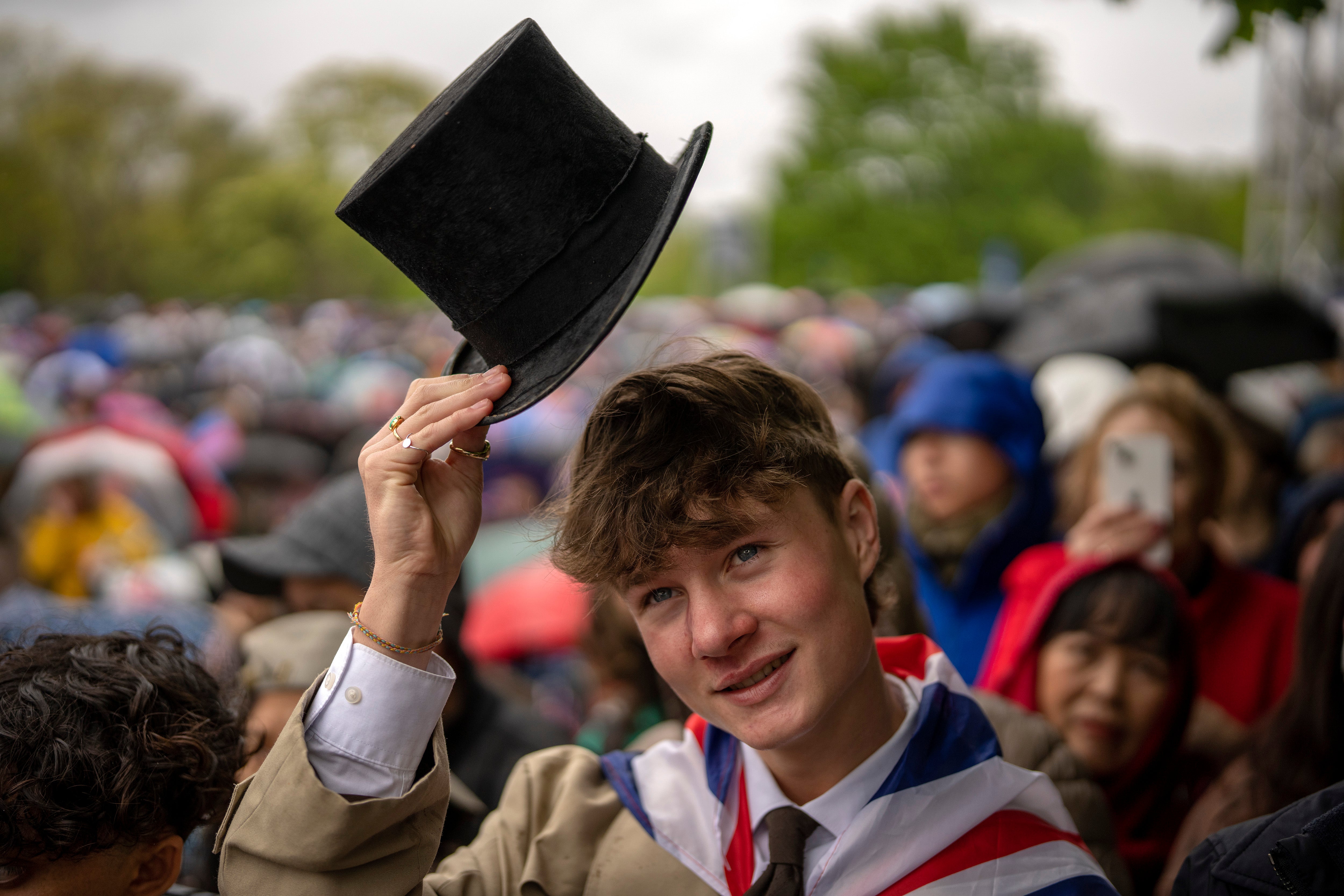 A royal fan at the coronation