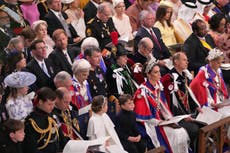 Princess Anne obstructs Prince Harry’s view of coronation with feather-adorned military uniform