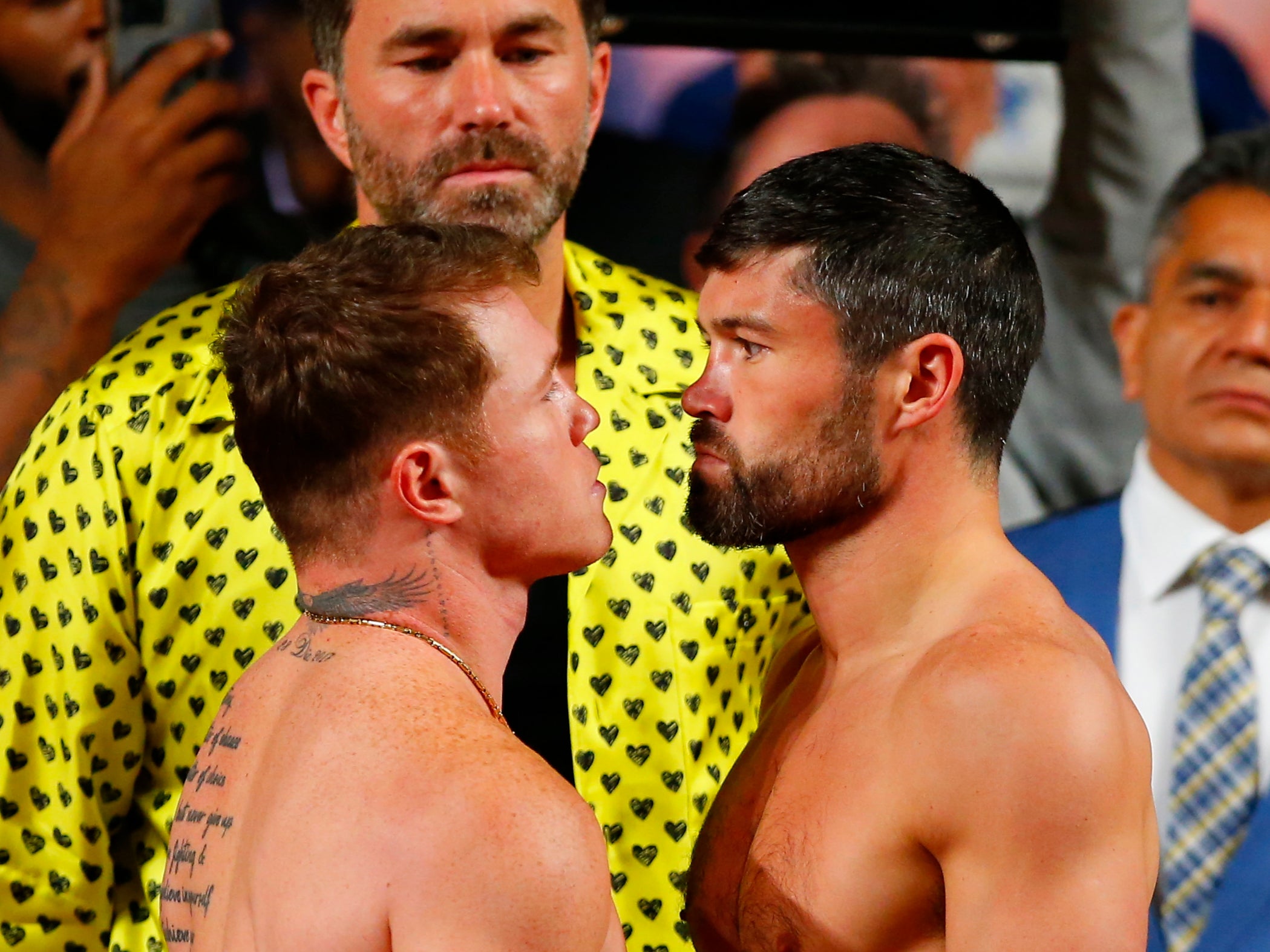 Saul ‘Canelo’ Alvarez in his final face-off with challenger John Ryder