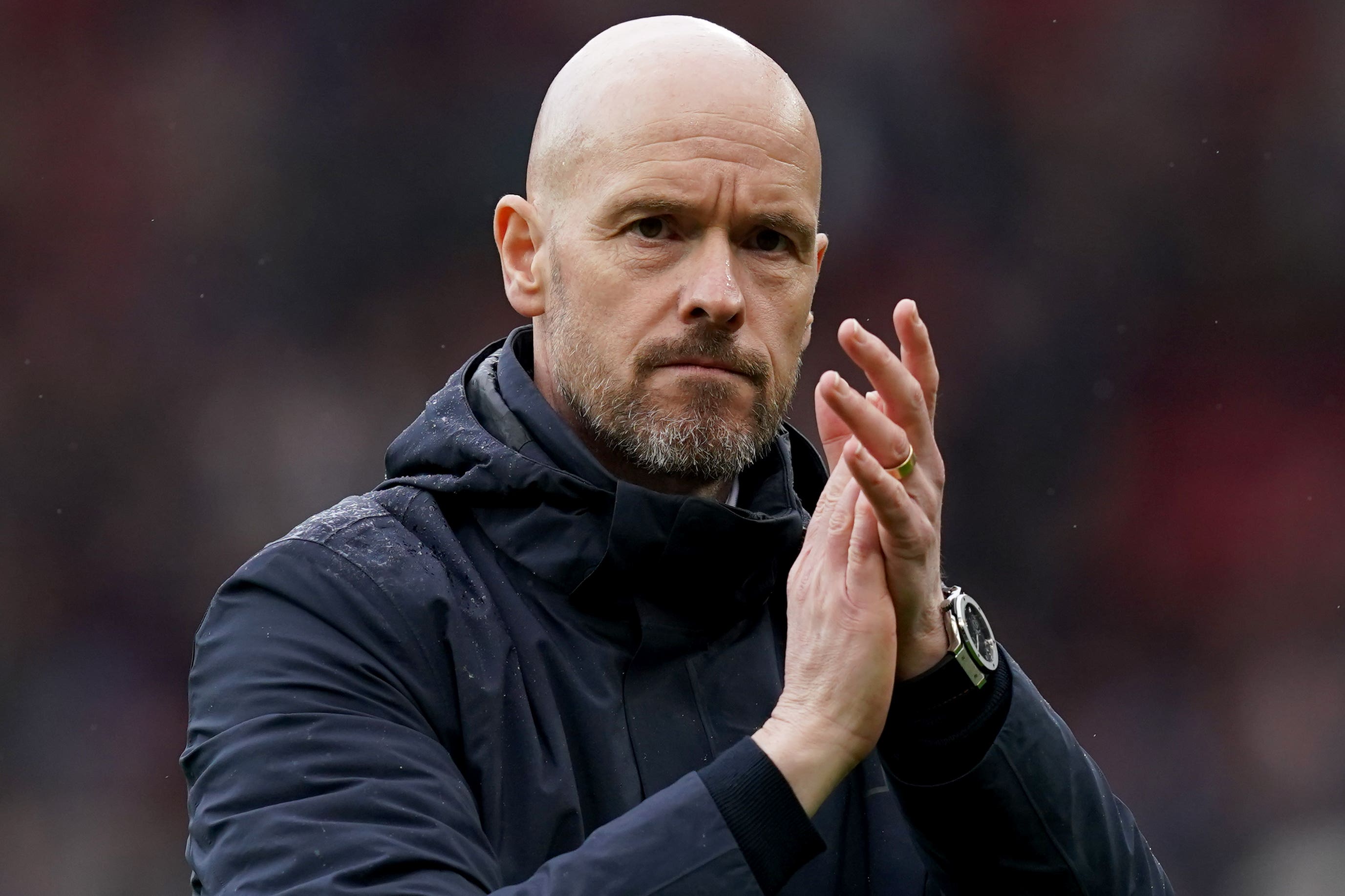 Erik ten Hag’s side face West Ham on Sunday (Martin Rickett/PA)