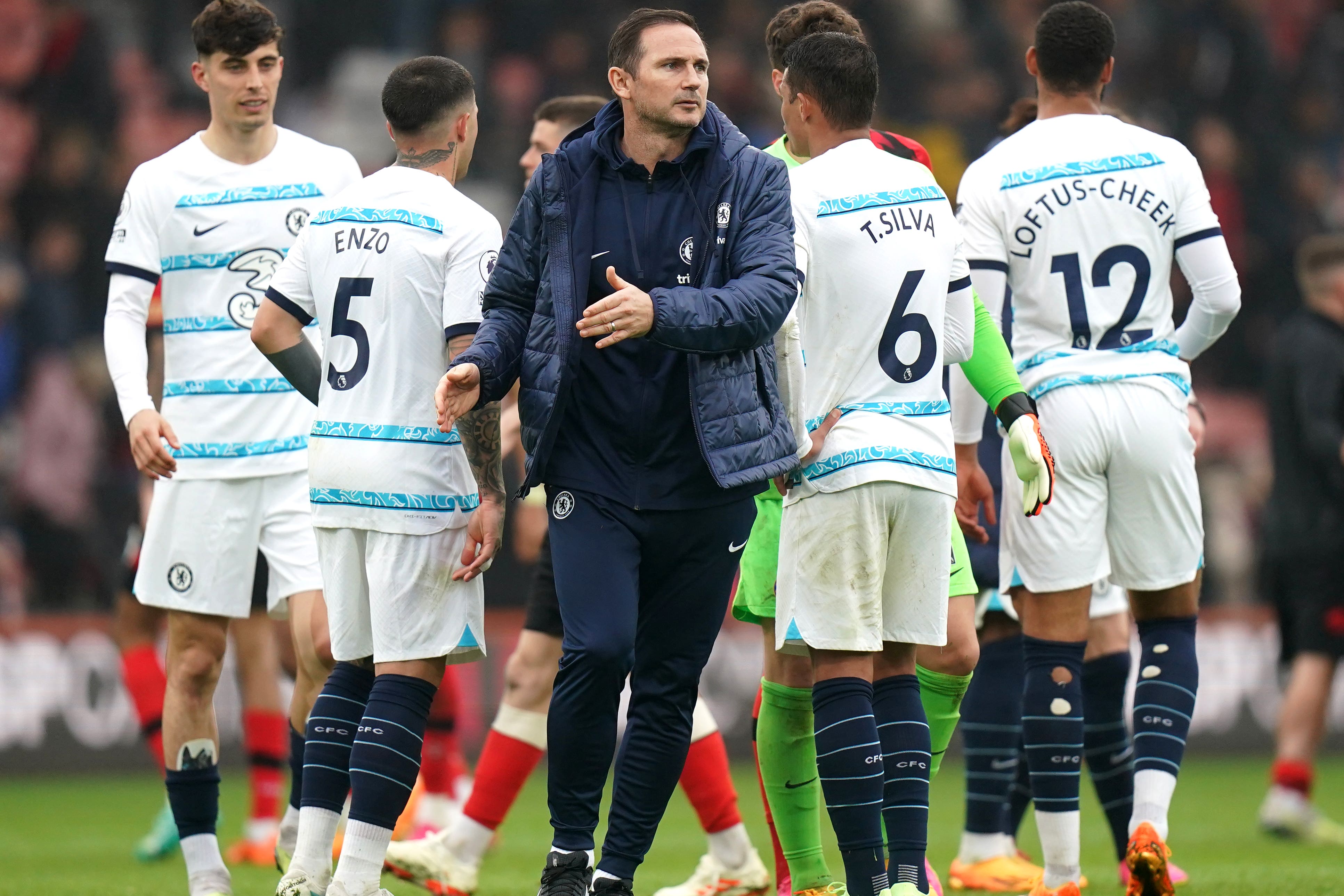 Frank Lampard claimed his first win back at Chelsea on Saturday (Adam Davy/PA)