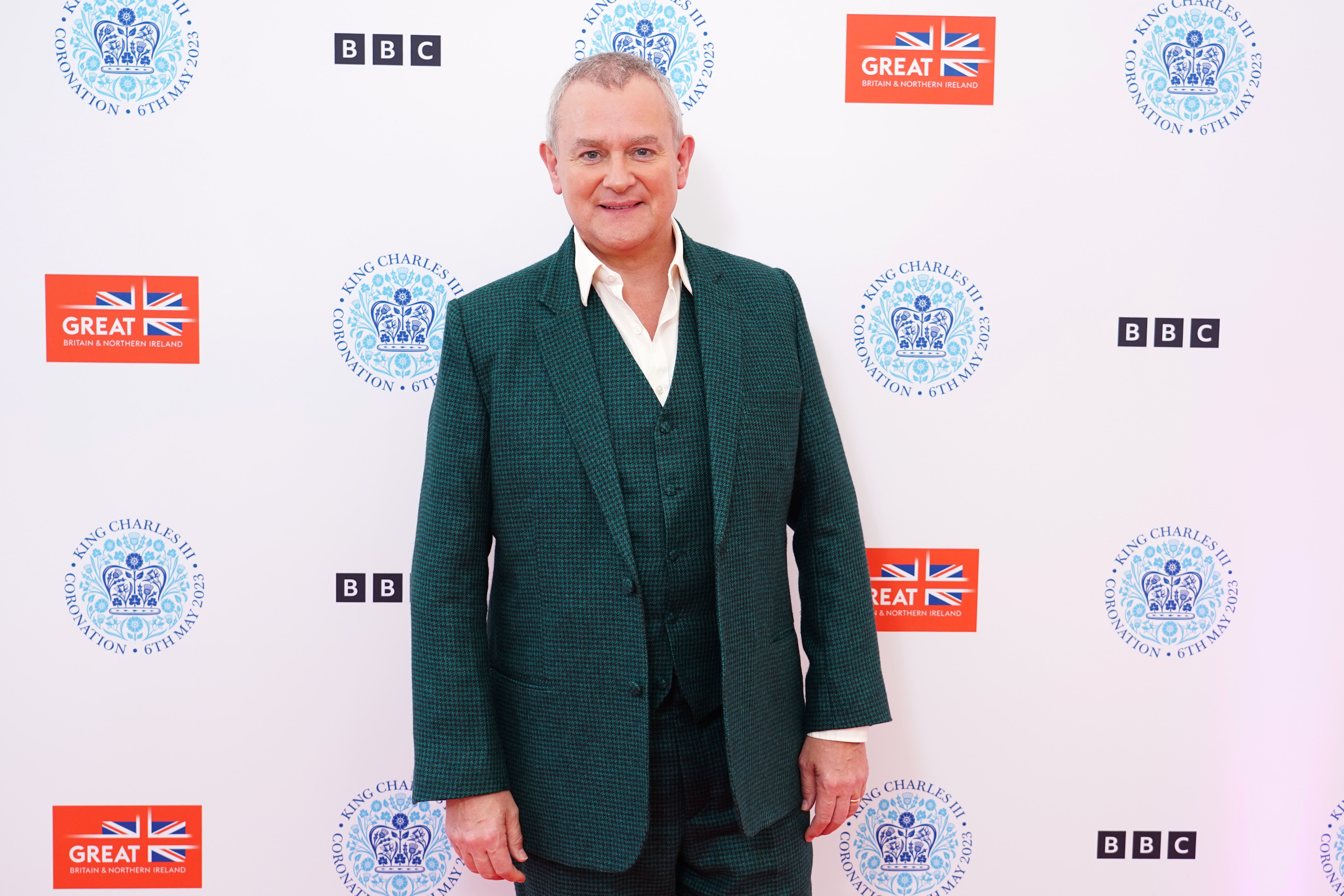 Hugh Bonneville backstage at the Coronation Concert (Ian West/PA)