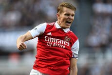 Martin Odegaard lives up to Arsenal captains’ legend to inspire title revival